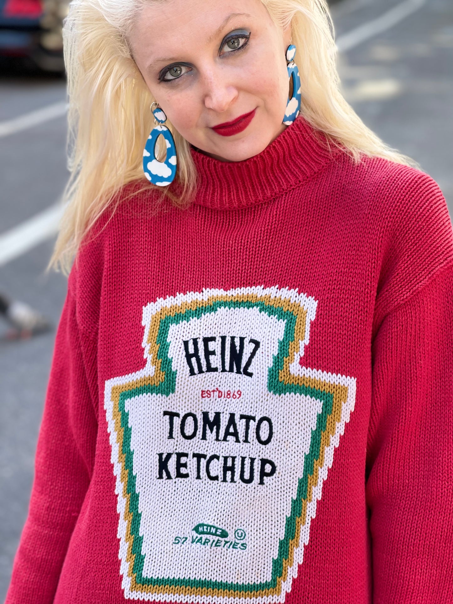 Vintage 90s Heinz Ketchup Sweater - Spark Pretty