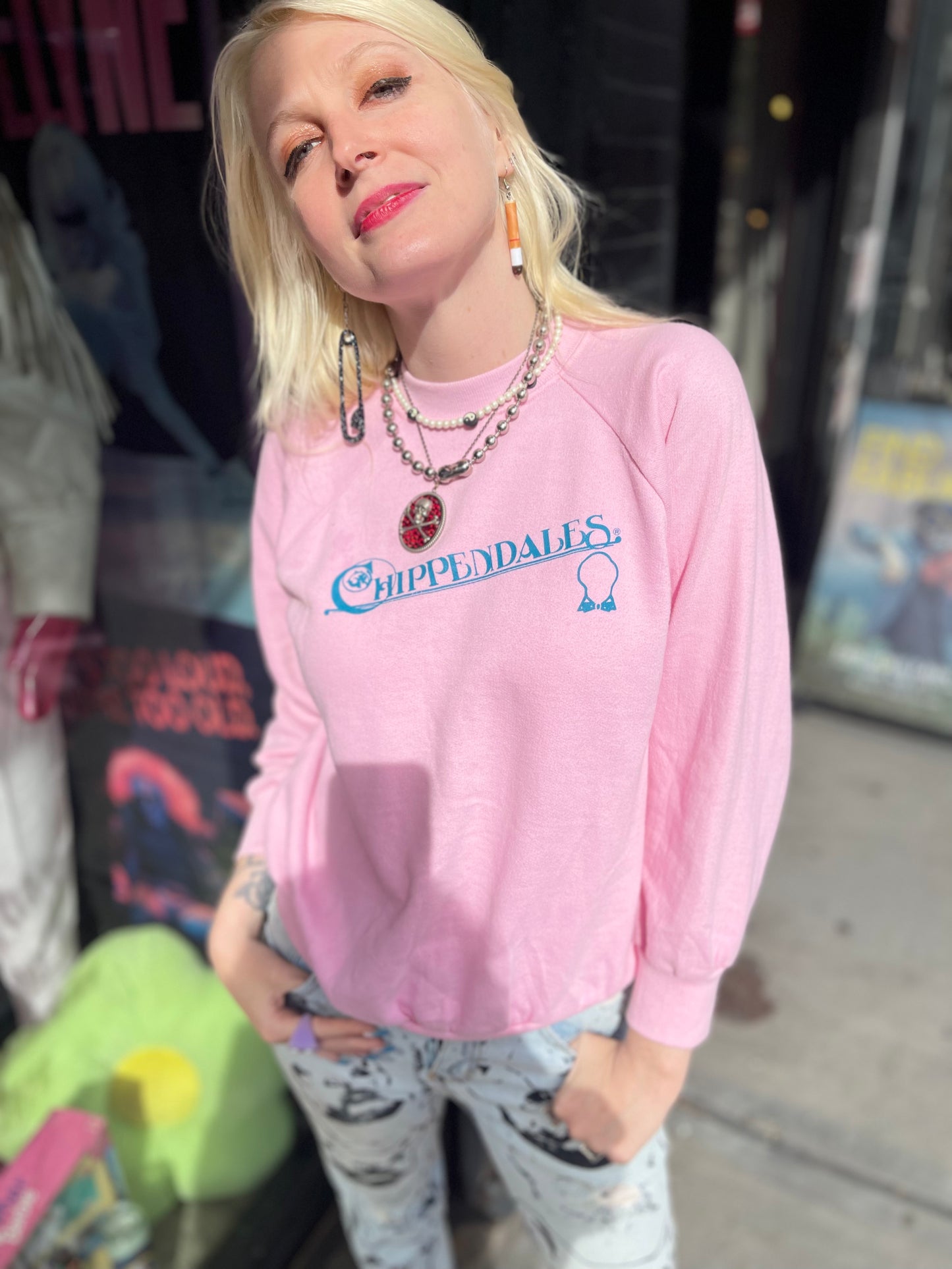 Vintage 80s Chippendales Sweatshirt - Spark Pretty