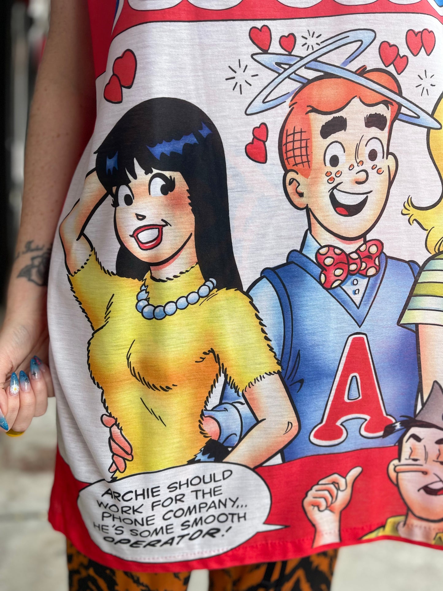 Vintage 80s Red Archie T-shirt - Spark Pretty