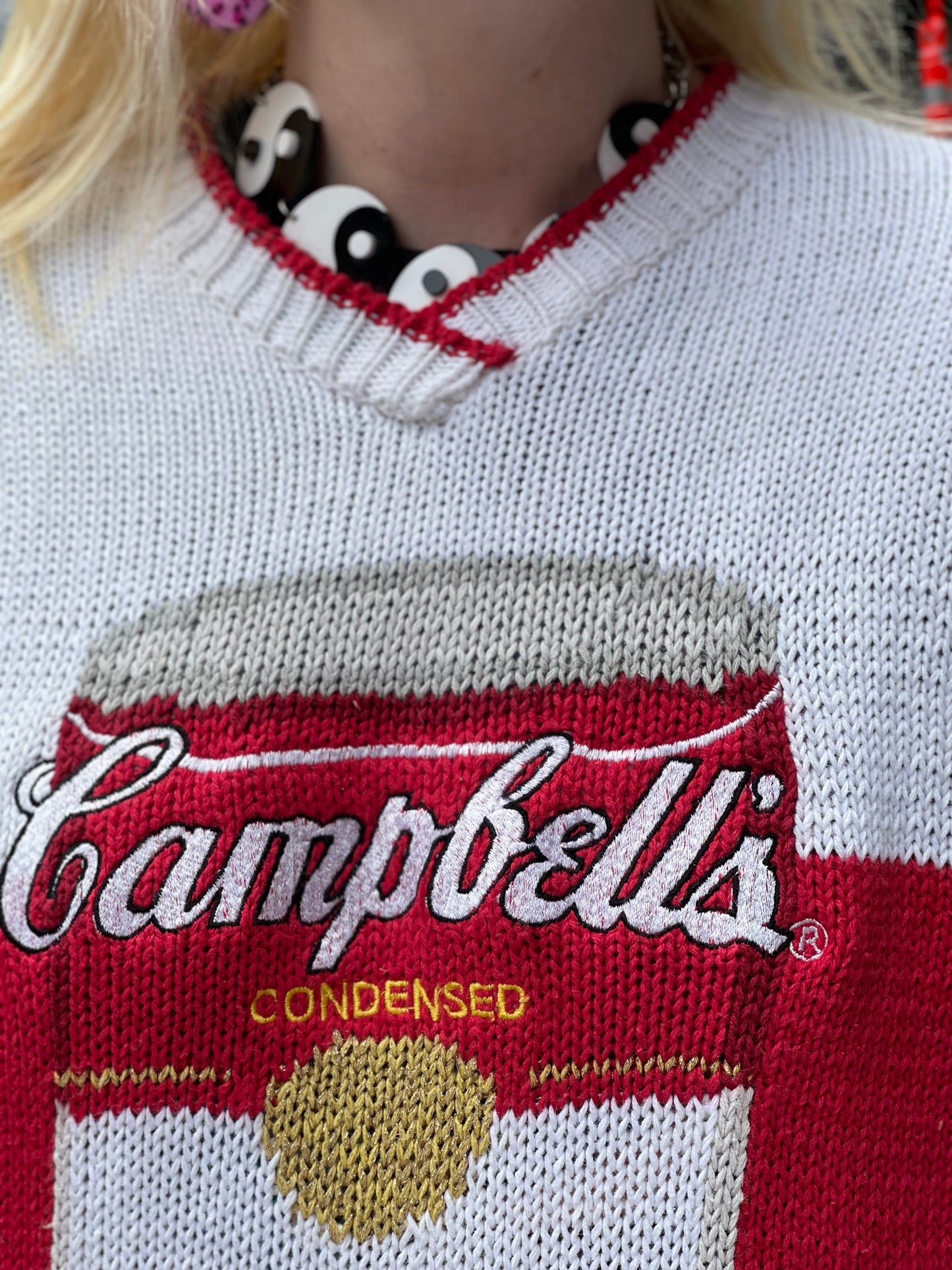 Vintage 90s Campbells Tomato Soup Sweater - Spark Pretty