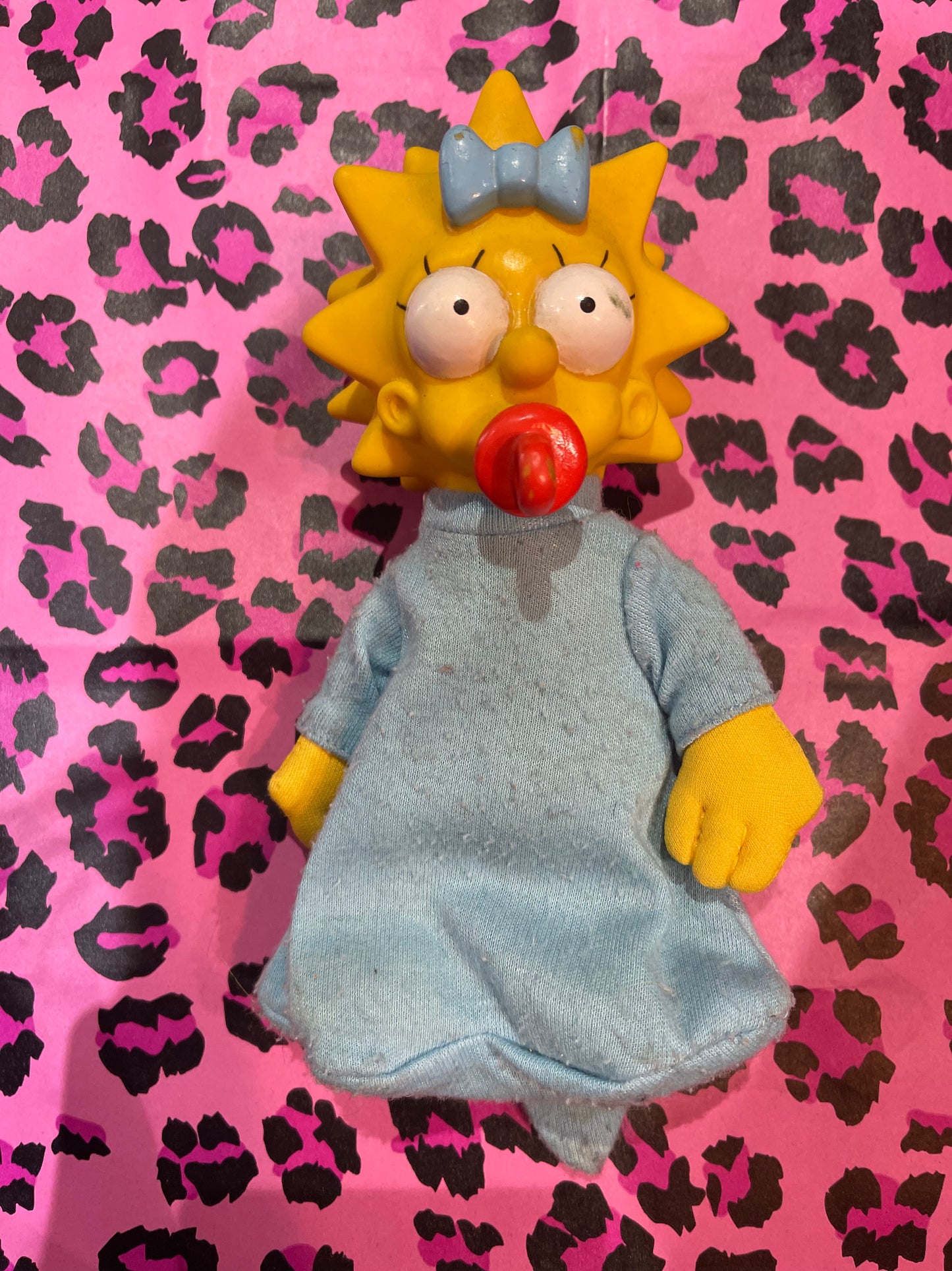 Vintage 1990 Maggie Simpson Toy - Spark Pretty