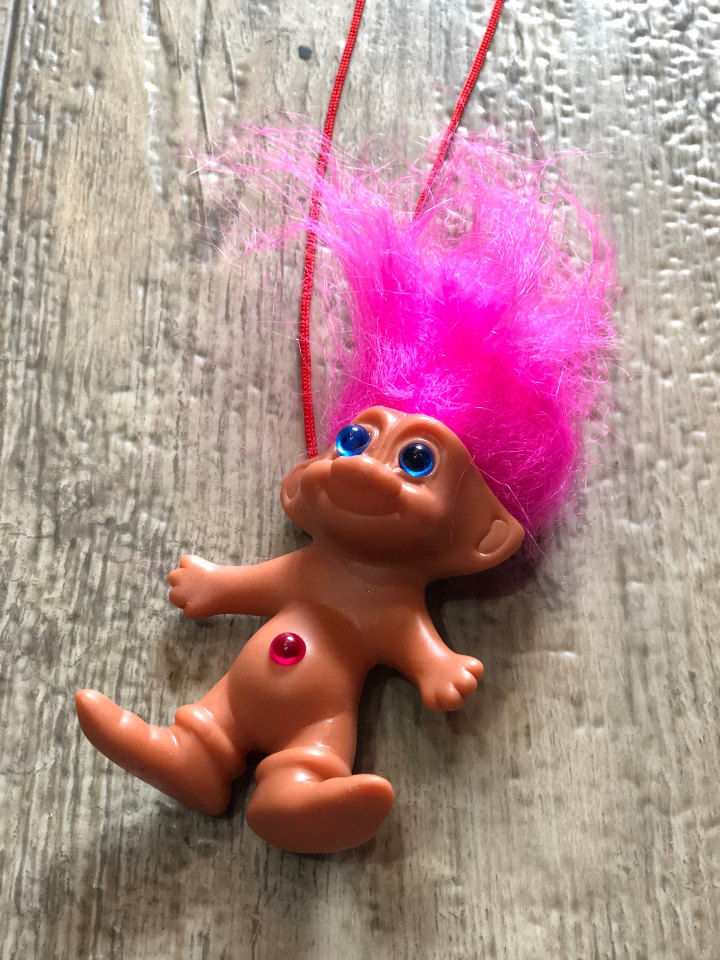 Vintage 80s Troll Doll Necklace - Spark Pretty