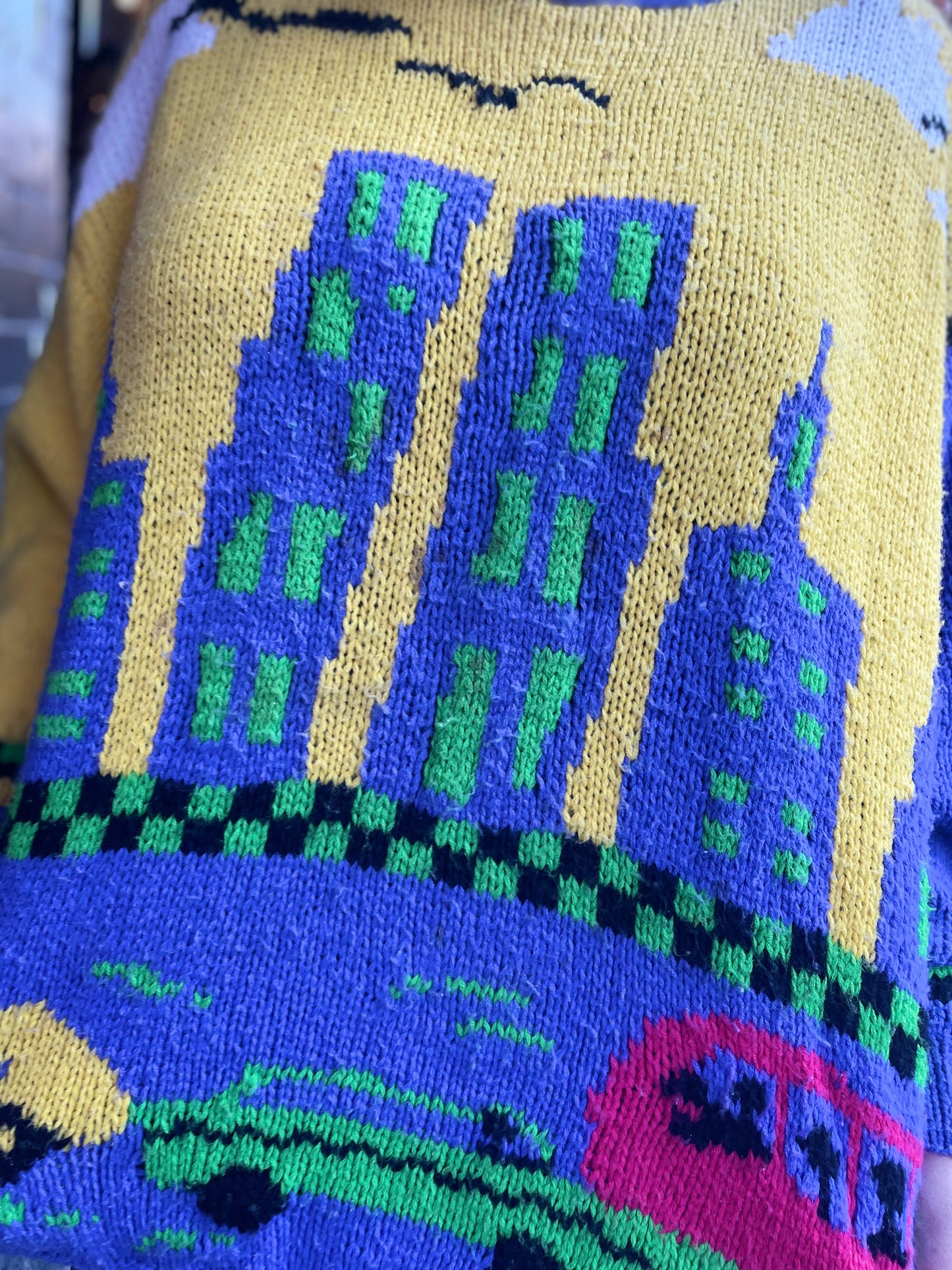 Vintage 80s New York Sweater - Spark Pretty