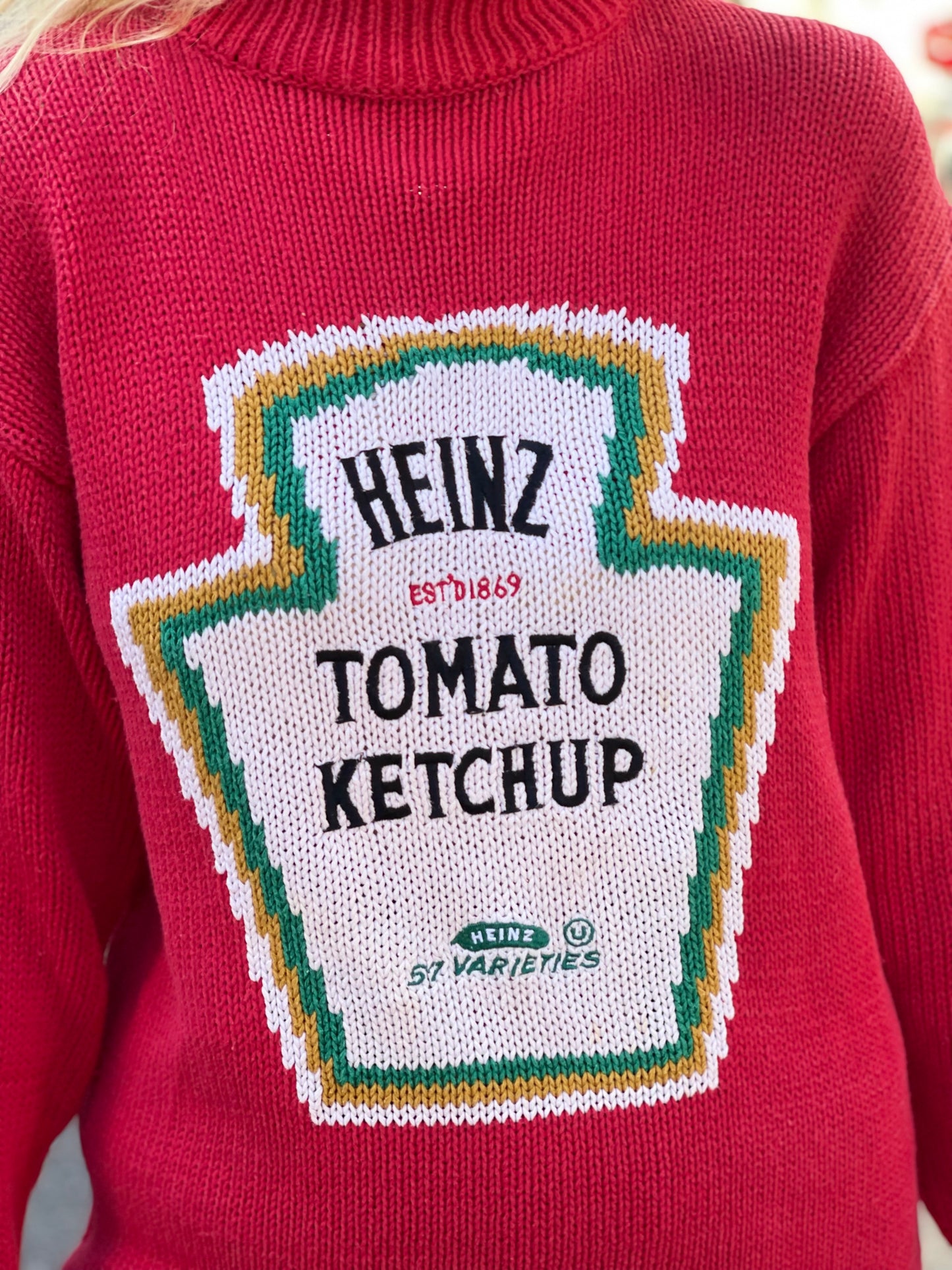Vintage 90s Heinz Ketchup Sweater - Spark Pretty