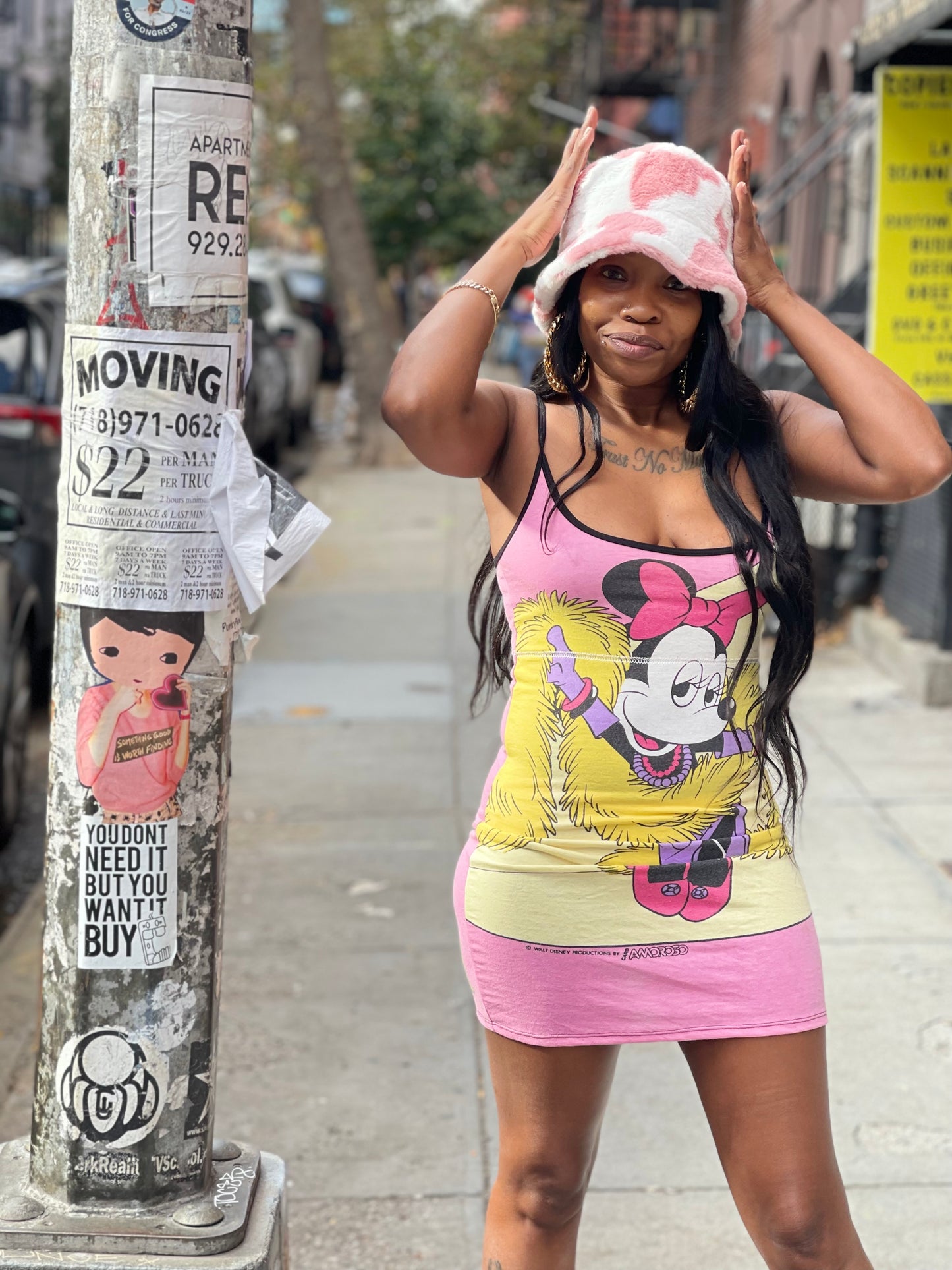 Reworked Minnie Mouse Vintage Tank Dress - Spark Pretty
