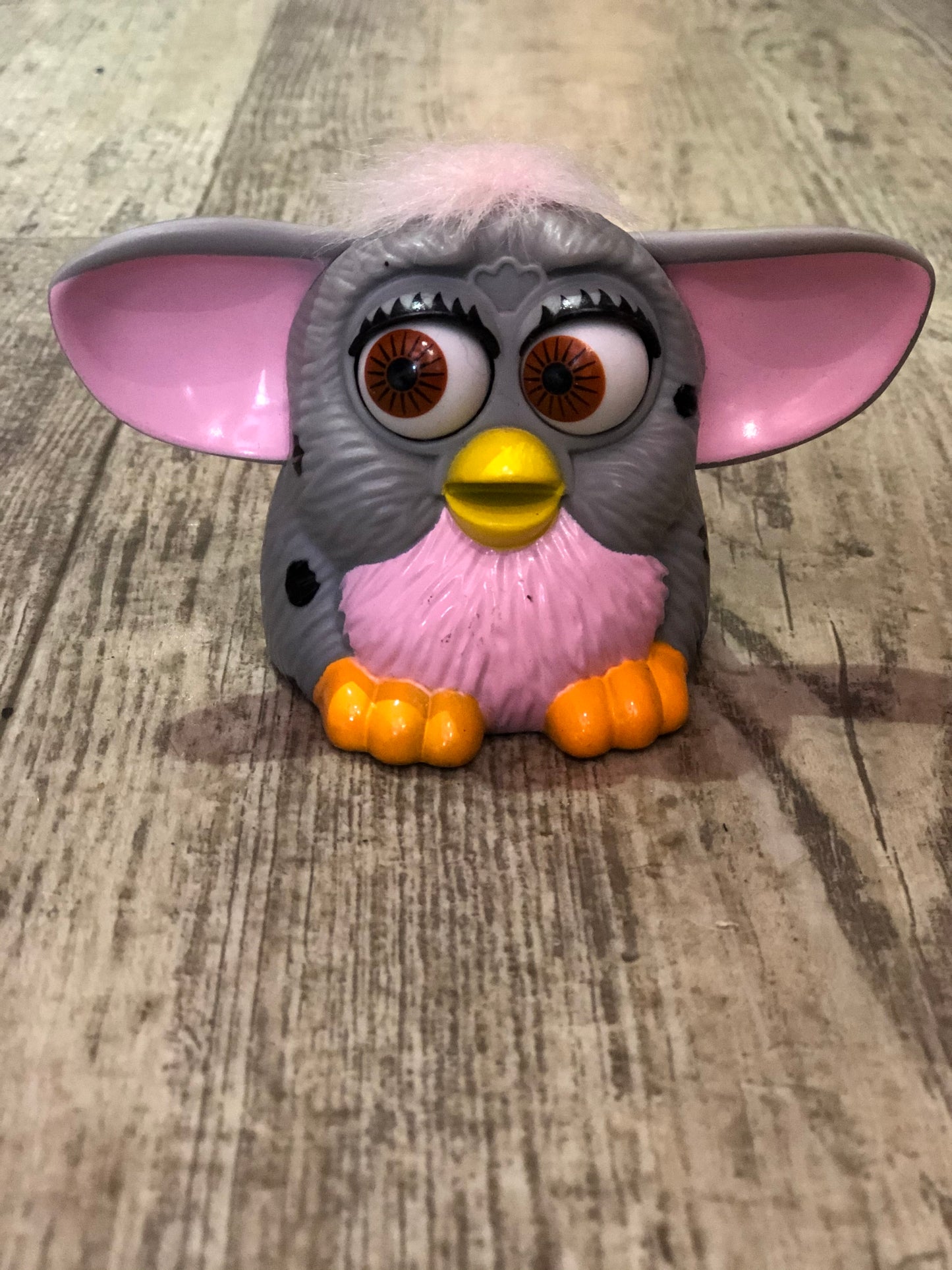 Vintage 90s Mini Plastic Furby Doll - Spark Pretty