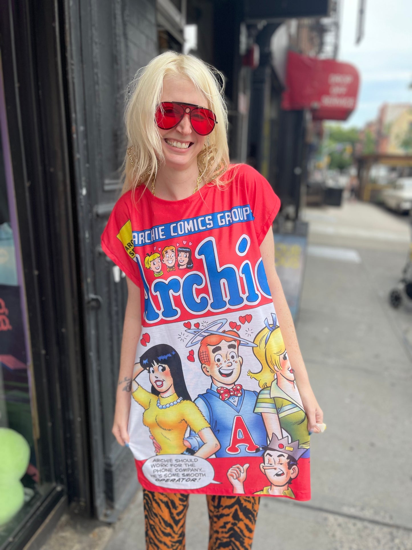 Vintage 80s Red Archie T-shirt - Spark Pretty