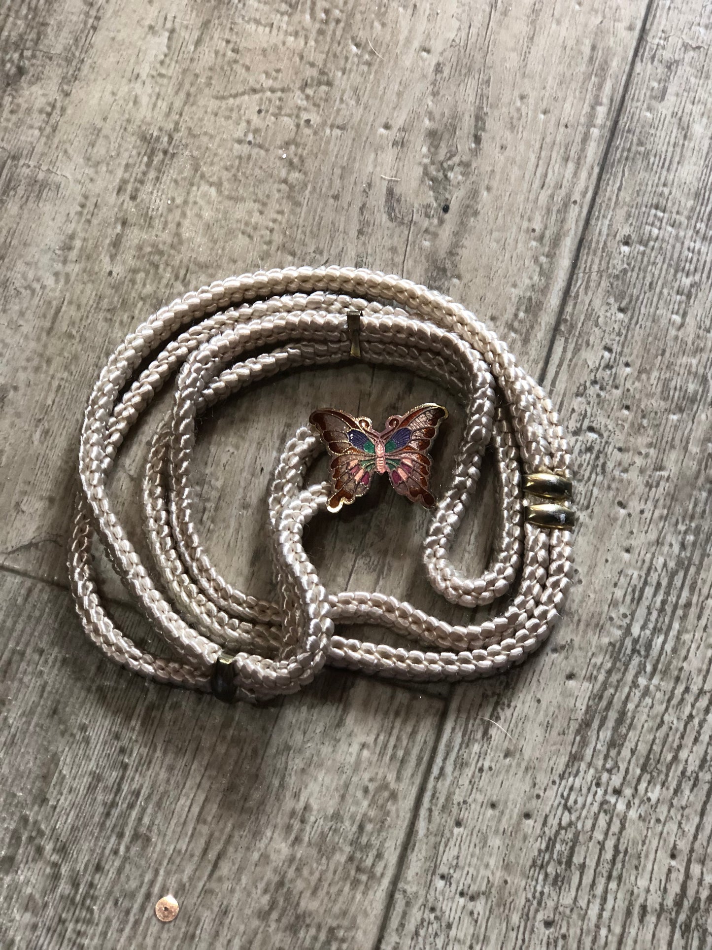 Vintage 80s Butterfly Rope Style Belt - Spark Pretty