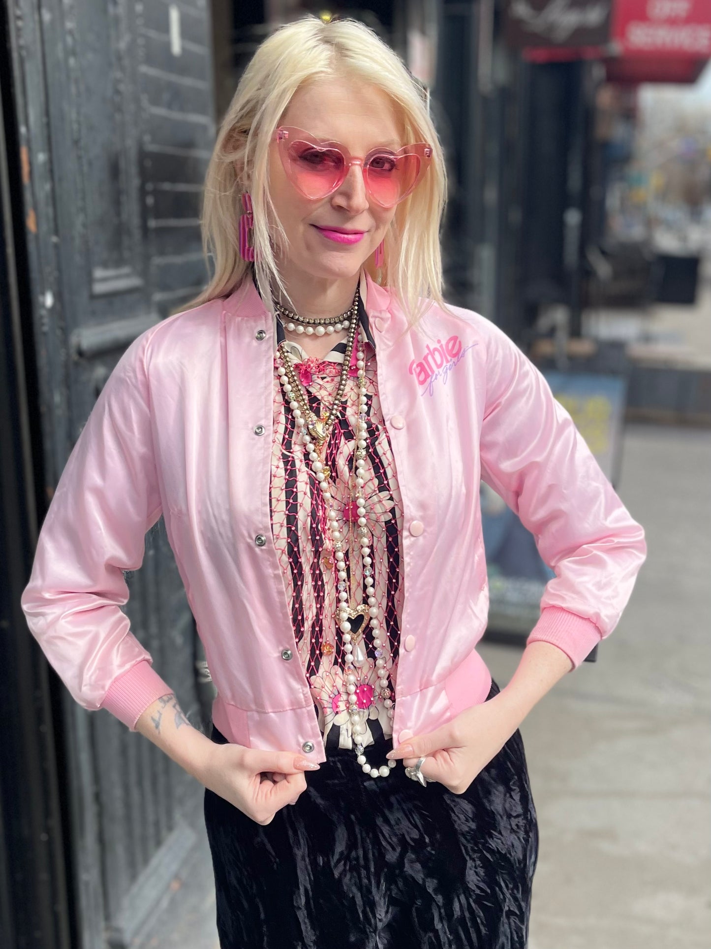 Vintage 1992 Barbie Bomber Jacket XXS - Spark Pretty