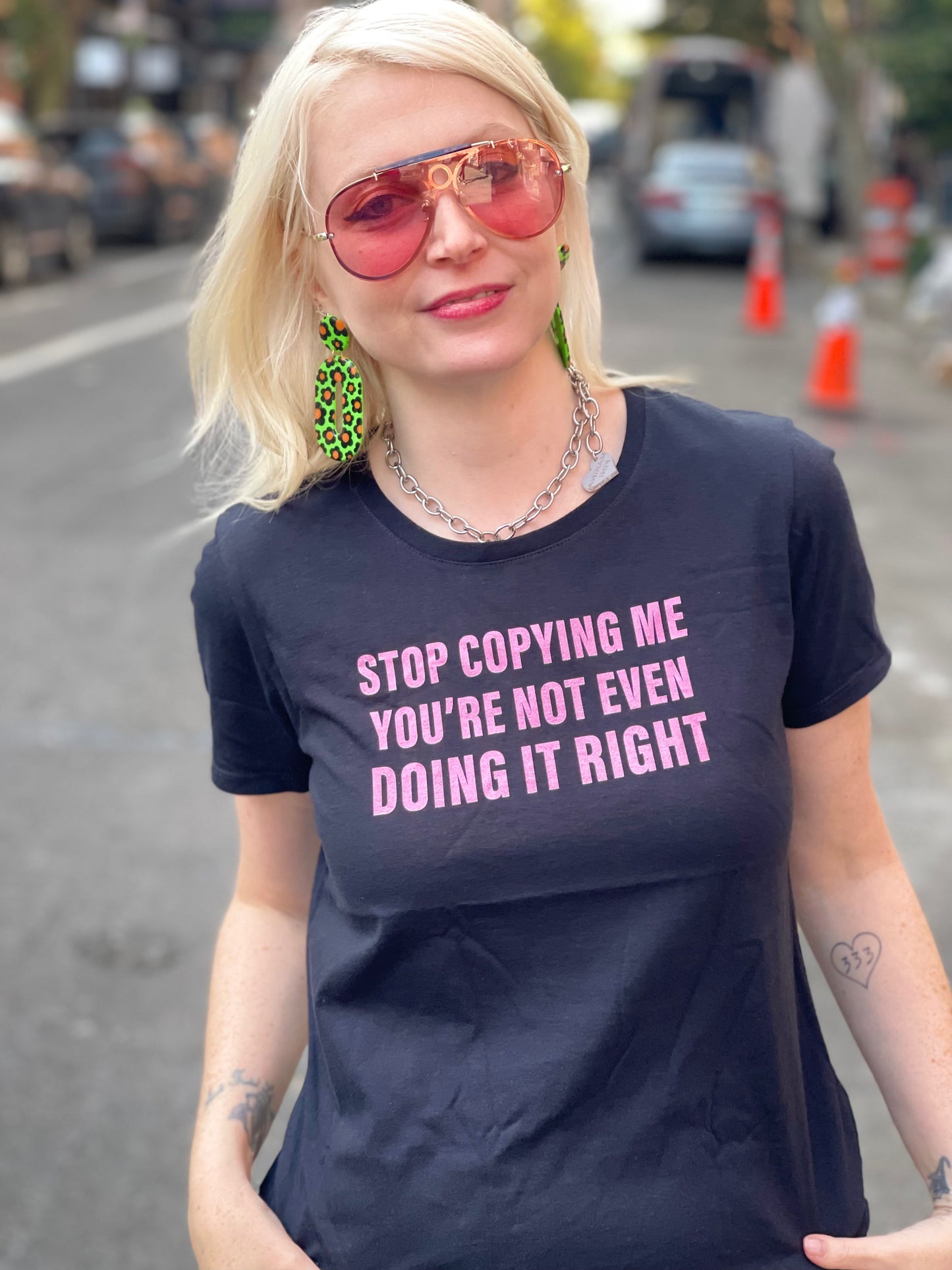 Stop Copying Me T-shirt - Spark Pretty