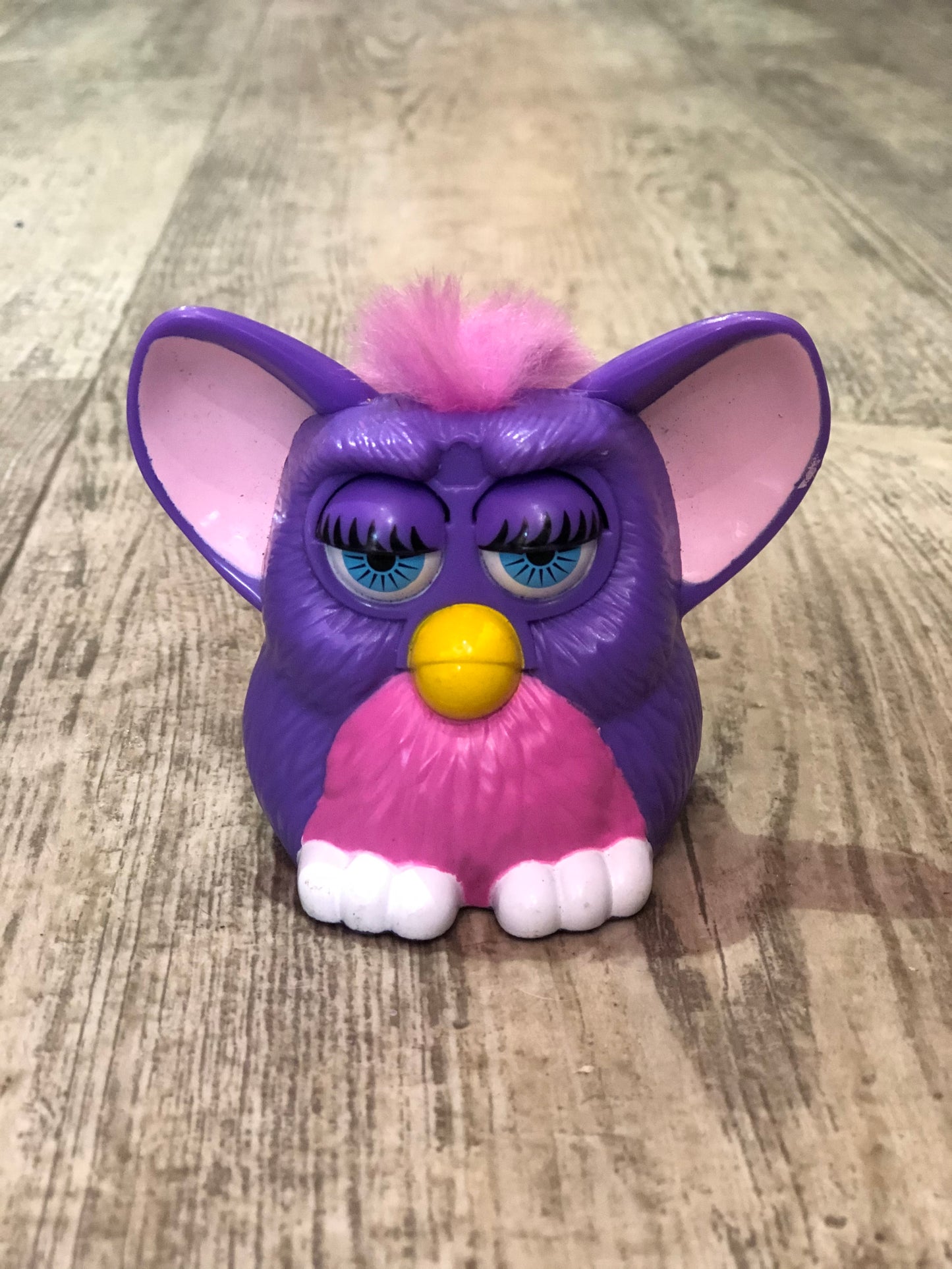 Vintage 90s Mini Plastic Furby Doll - Spark Pretty