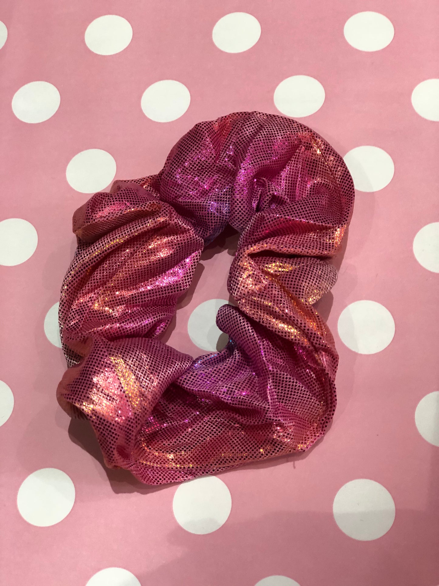 Rainbow Hologram Scrunchie - Spark Pretty
