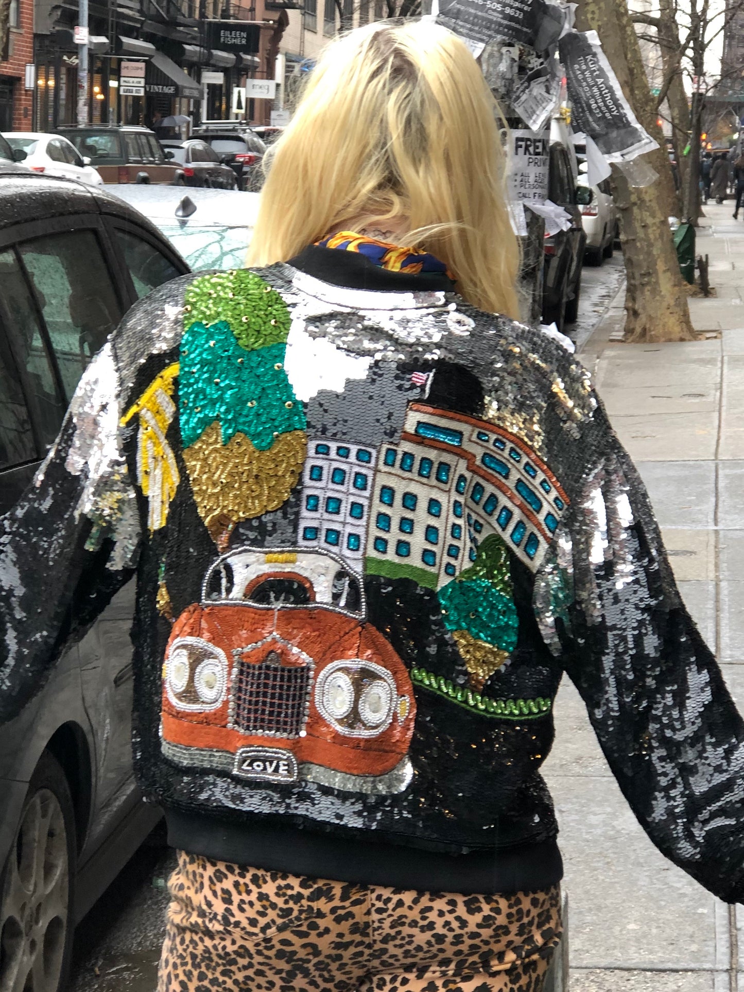 Vintage 80s Sequin Rolls Royce Jacket - Spark Pretty