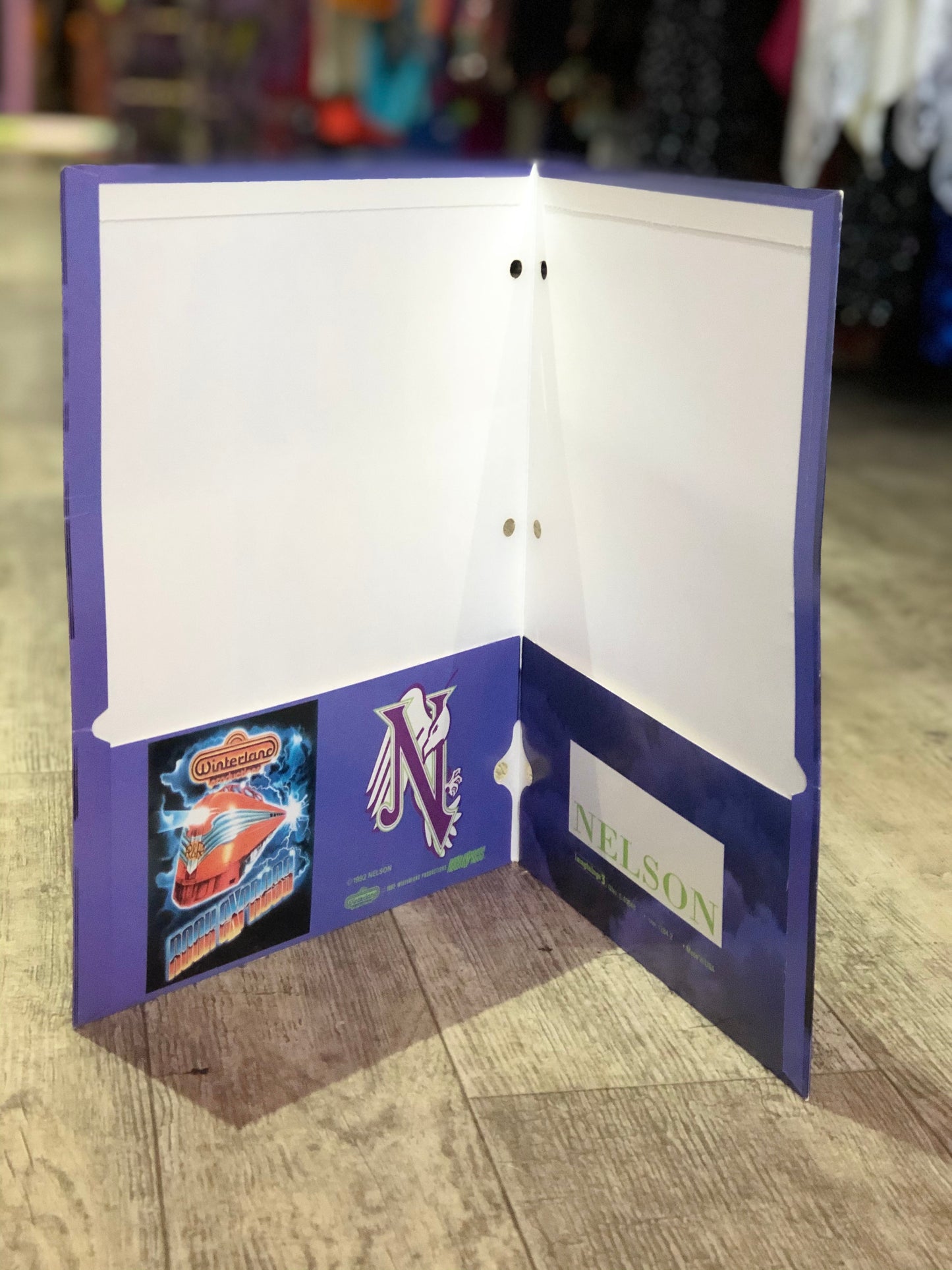 Vintage 90s Nelson Band Novelty Organization Folder - Spark Pretty