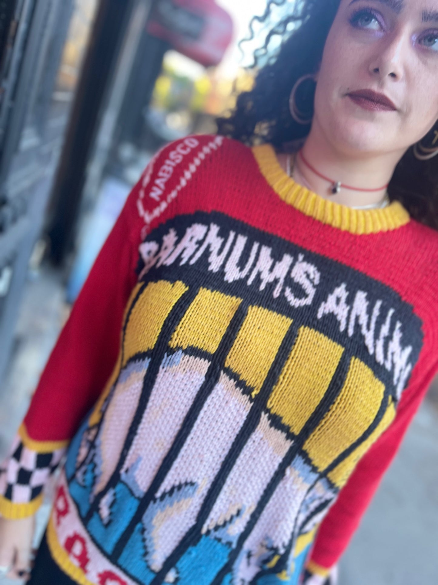 Vintage 90s Animal Crackers Sweater - Spark Pretty