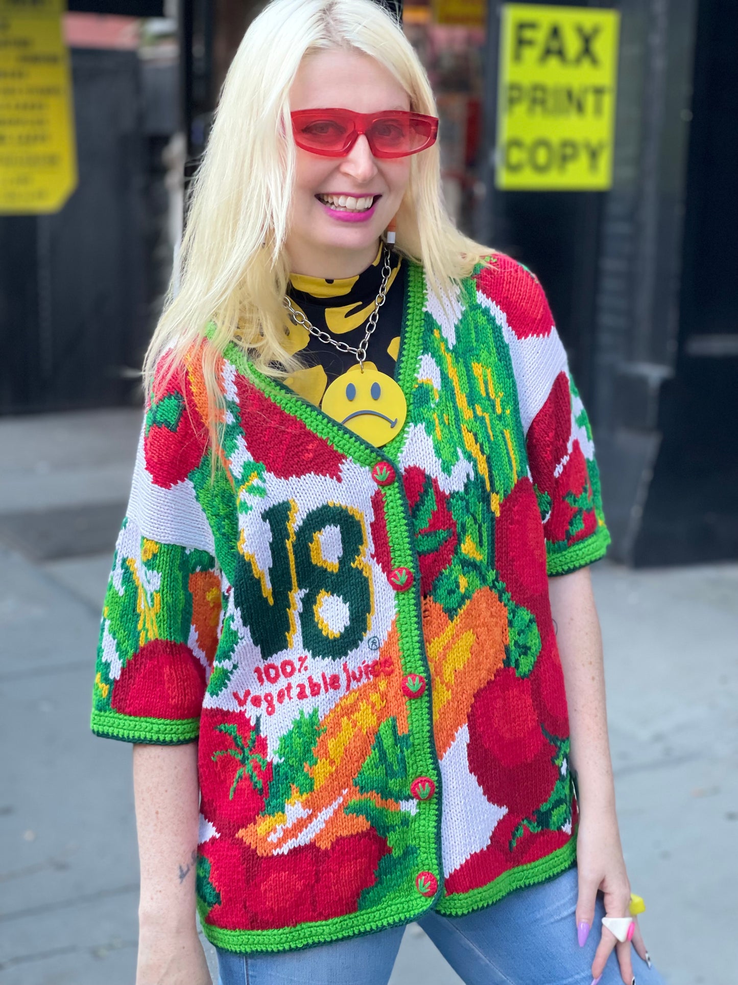 Vintage 90s V8 Veggies Sweater - Spark Pretty