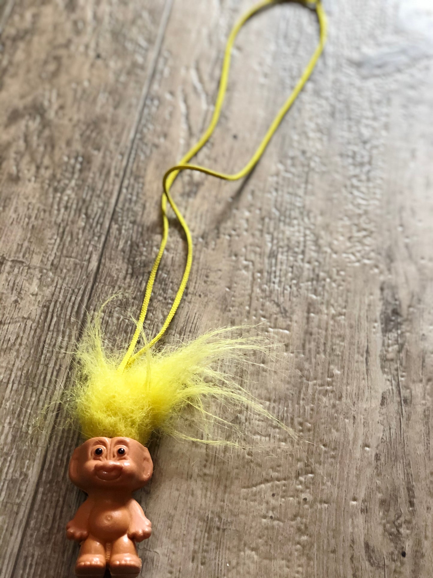 Vintage 80s Troll Doll Necklace - Spark Pretty