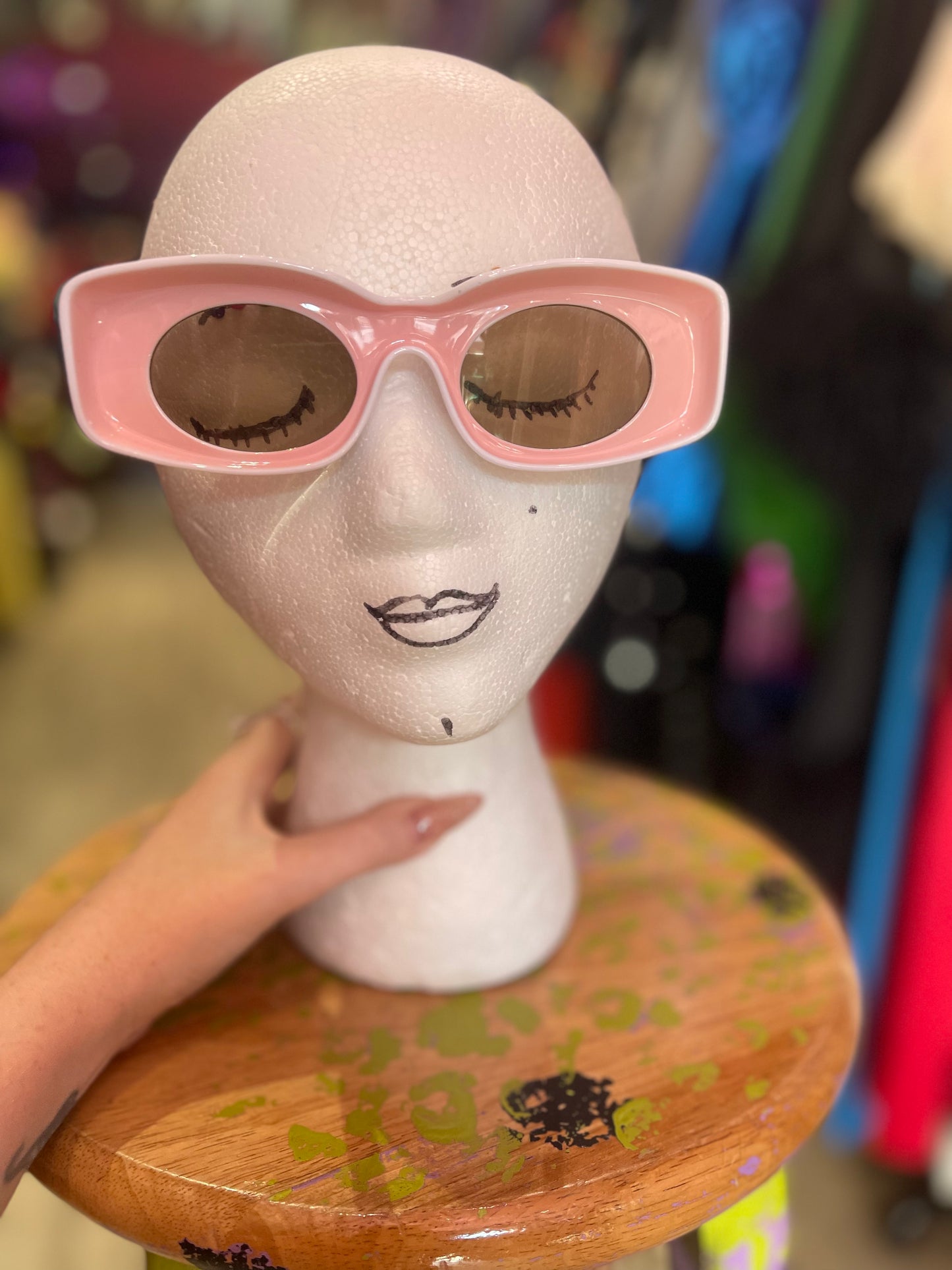 Rectangle Concave Shape Sunglasses - Spark Pretty