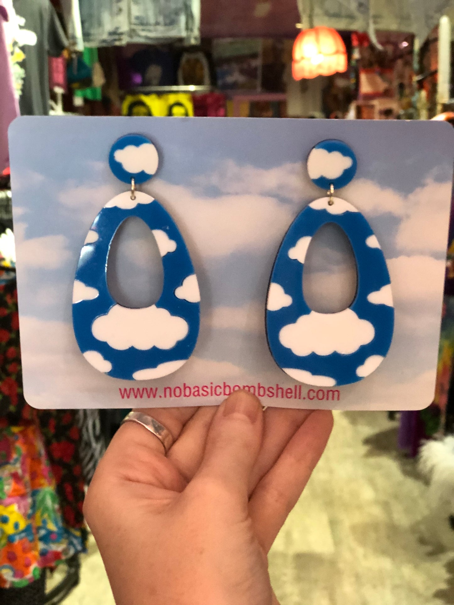 Blue Sky Earrings by No Basic Bombshell - Spark Pretty