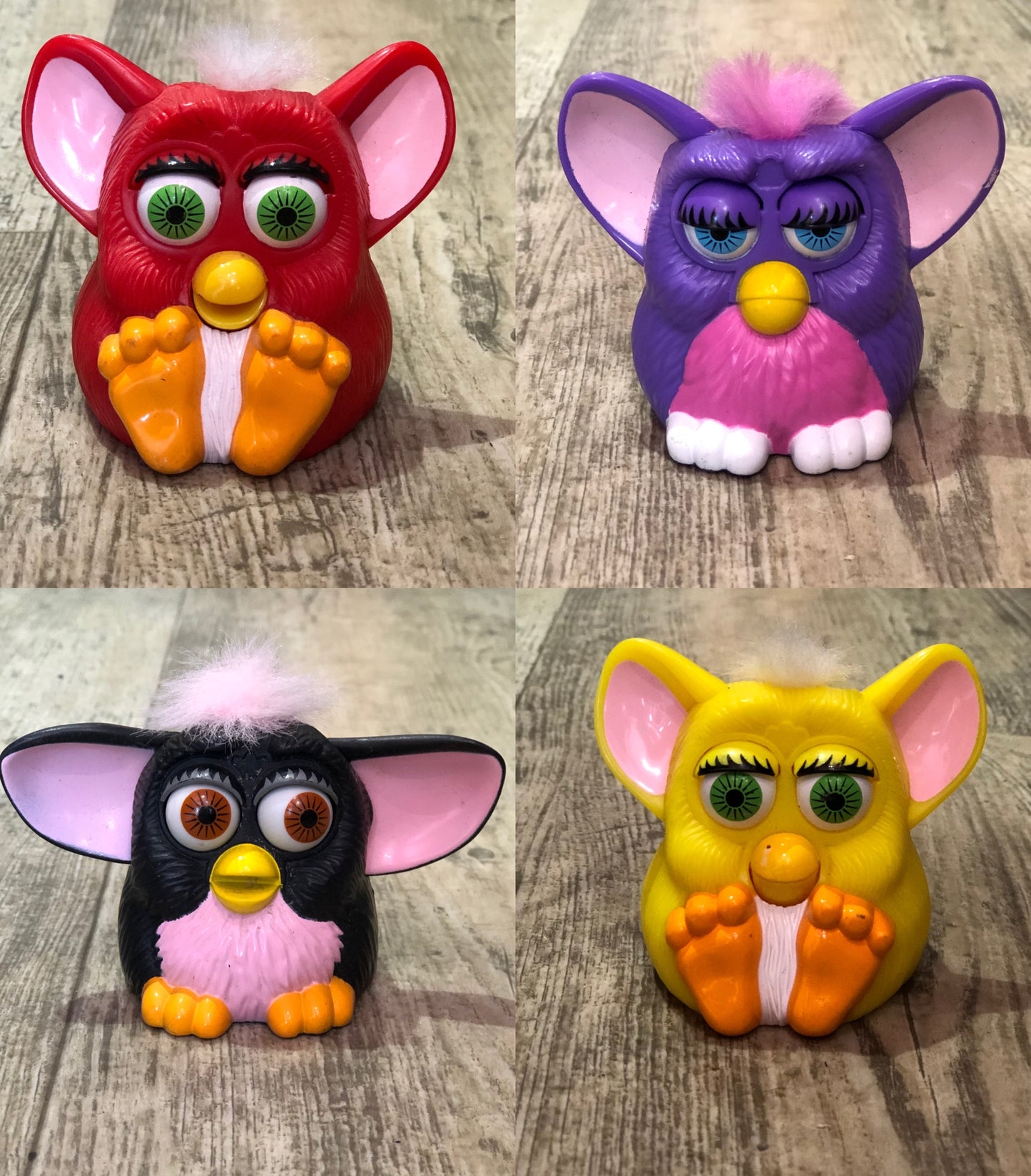 Vintage 90s Mini Plastic Furby Doll - Spark Pretty