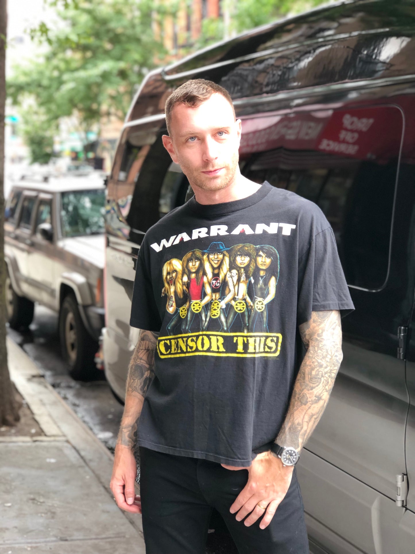 Vintage 1990 Warrant T-shirt - Spark Pretty