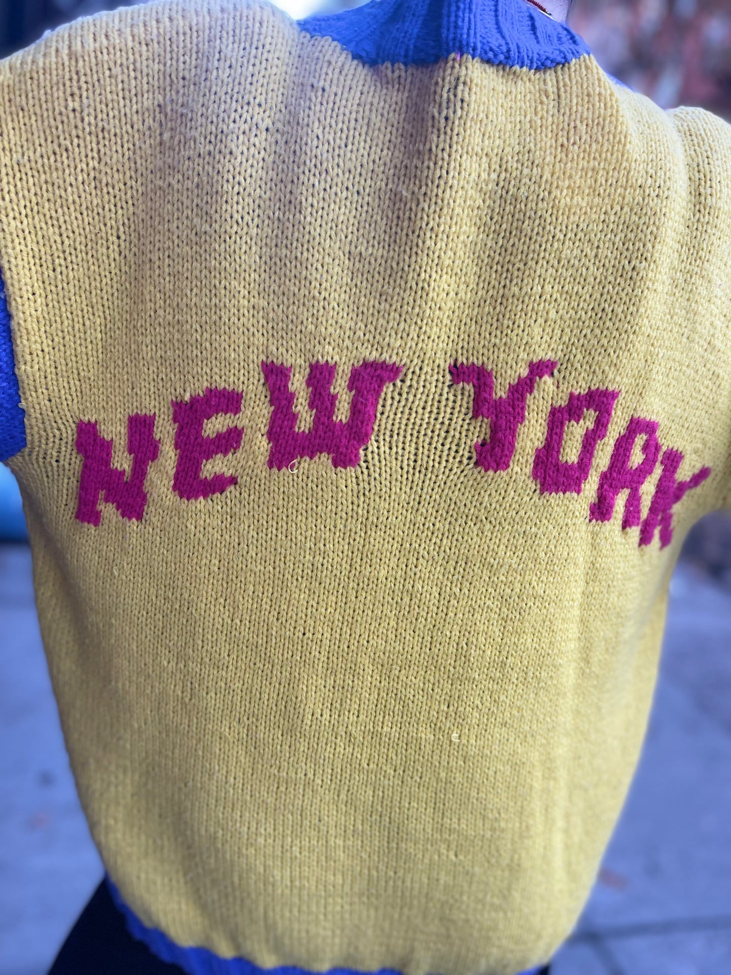 Vintage 80s New York Sweater - Spark Pretty