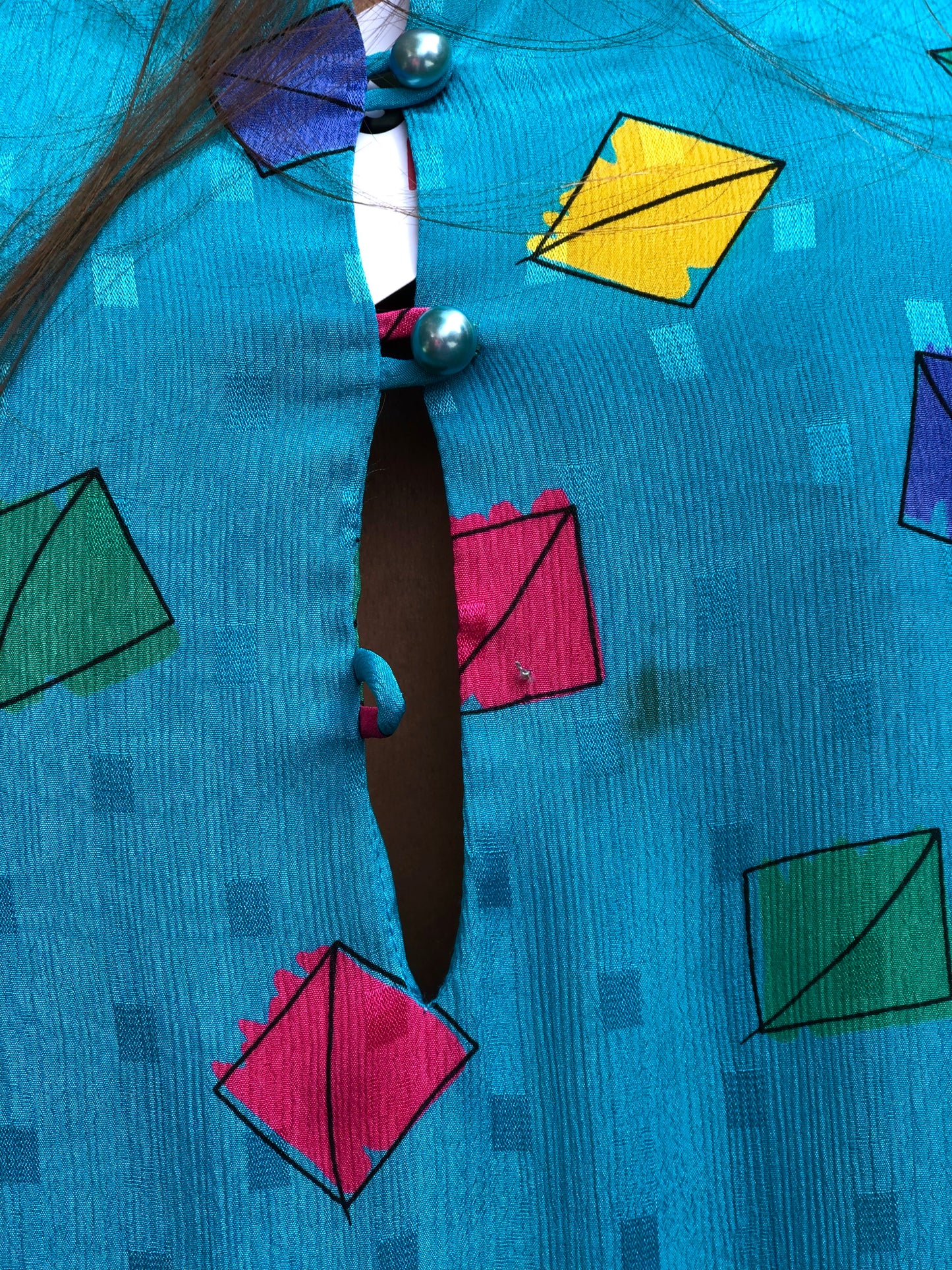 Vintage 80s Geometric Tunic Dress - Spark Pretty