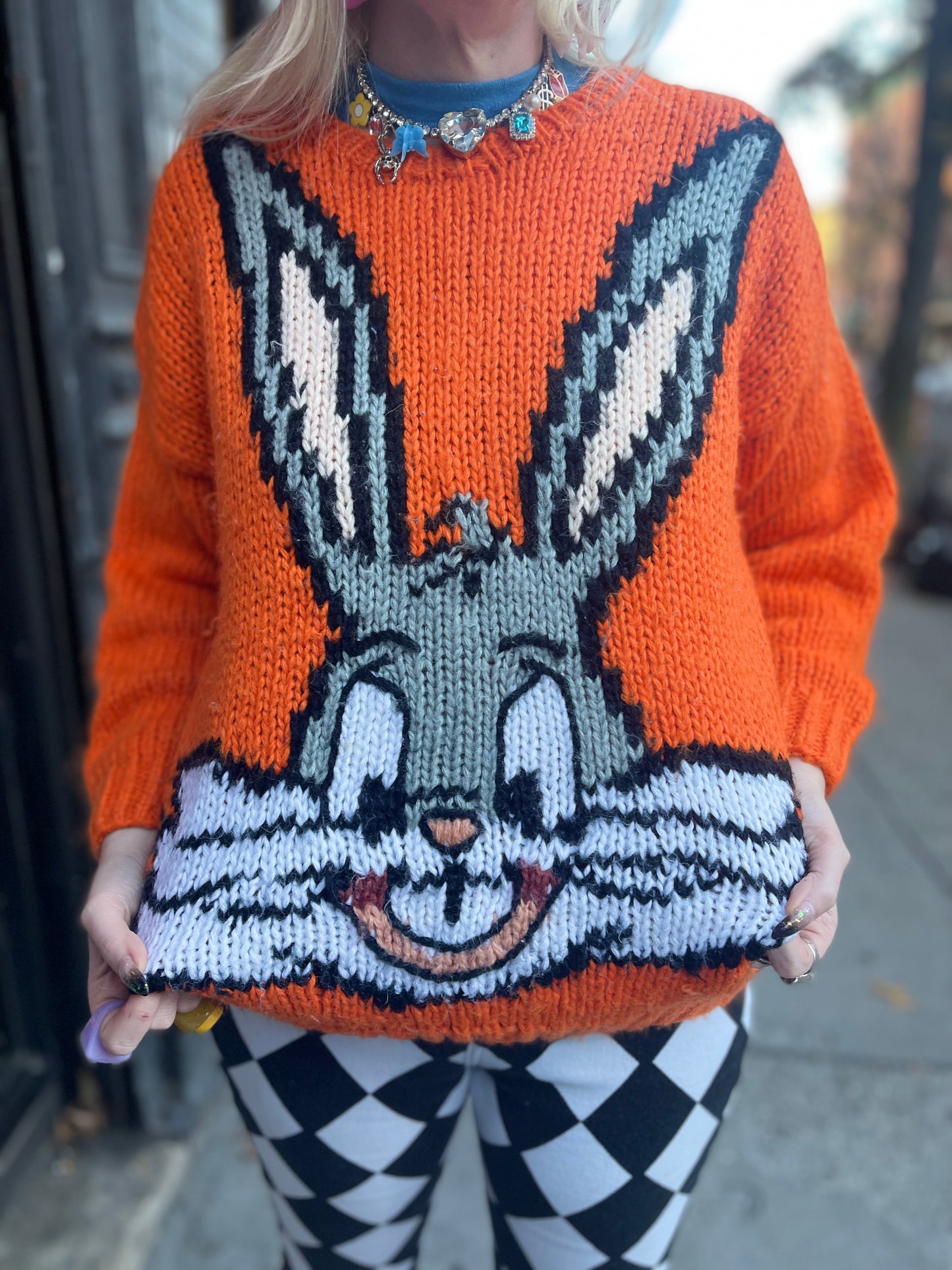 Vintage 80s Bugs Bunny Sweater - Spark Pretty