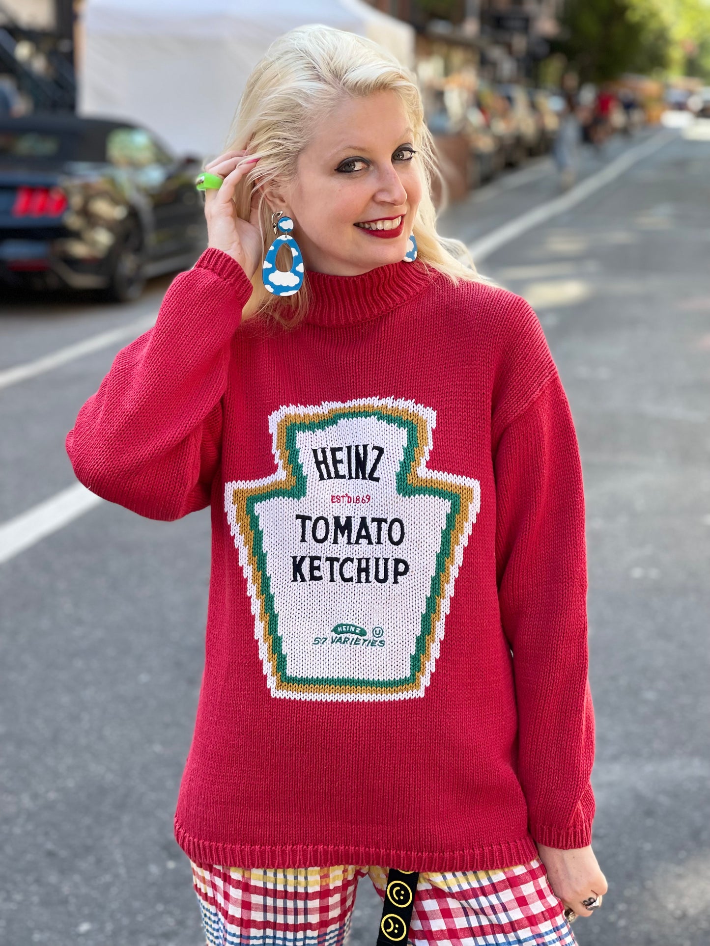 Vintage 90s Heinz Ketchup Sweater - Spark Pretty