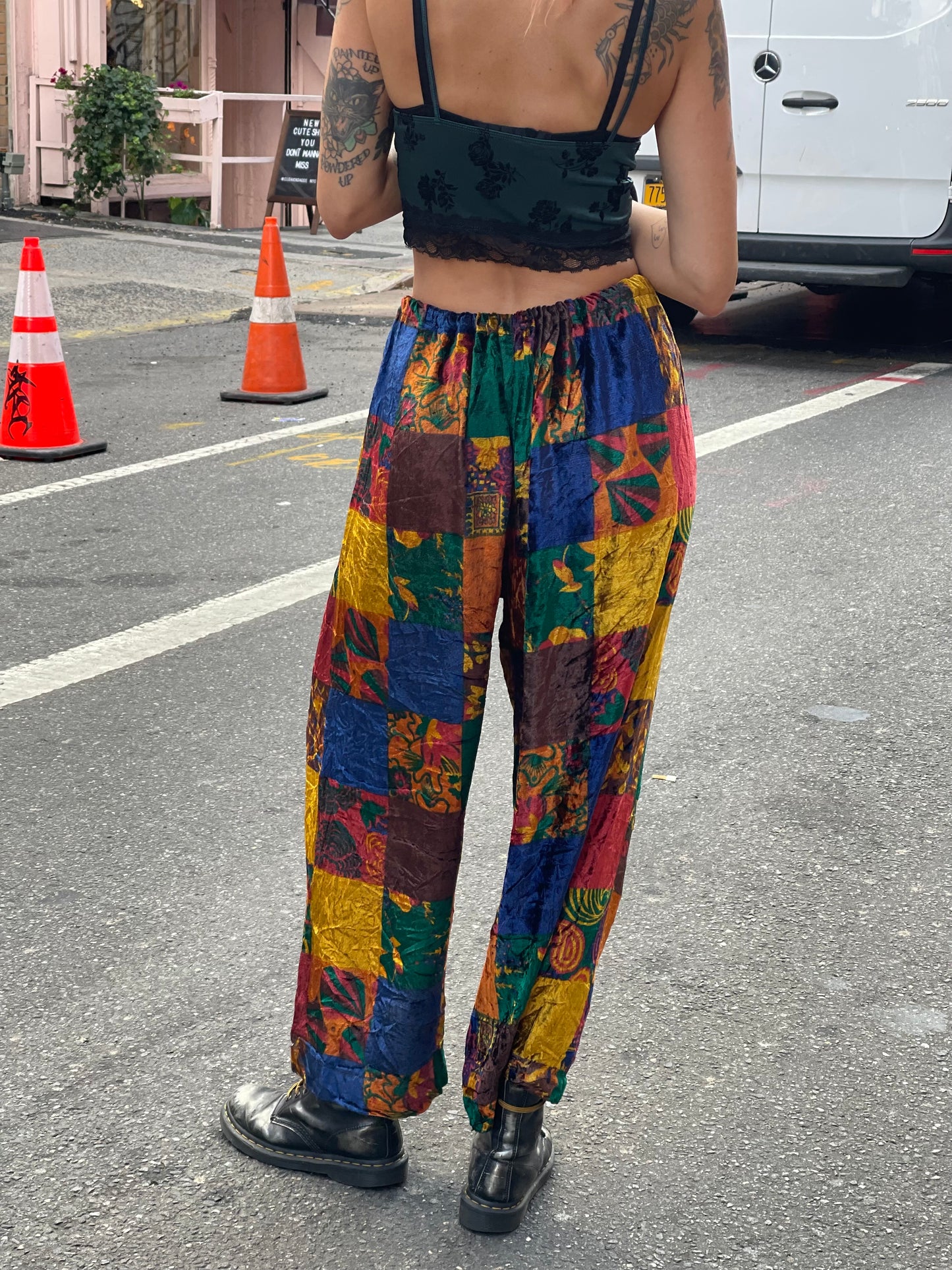 Vintage 90s Todd Oldham Patchwork Pants - Spark Pretty