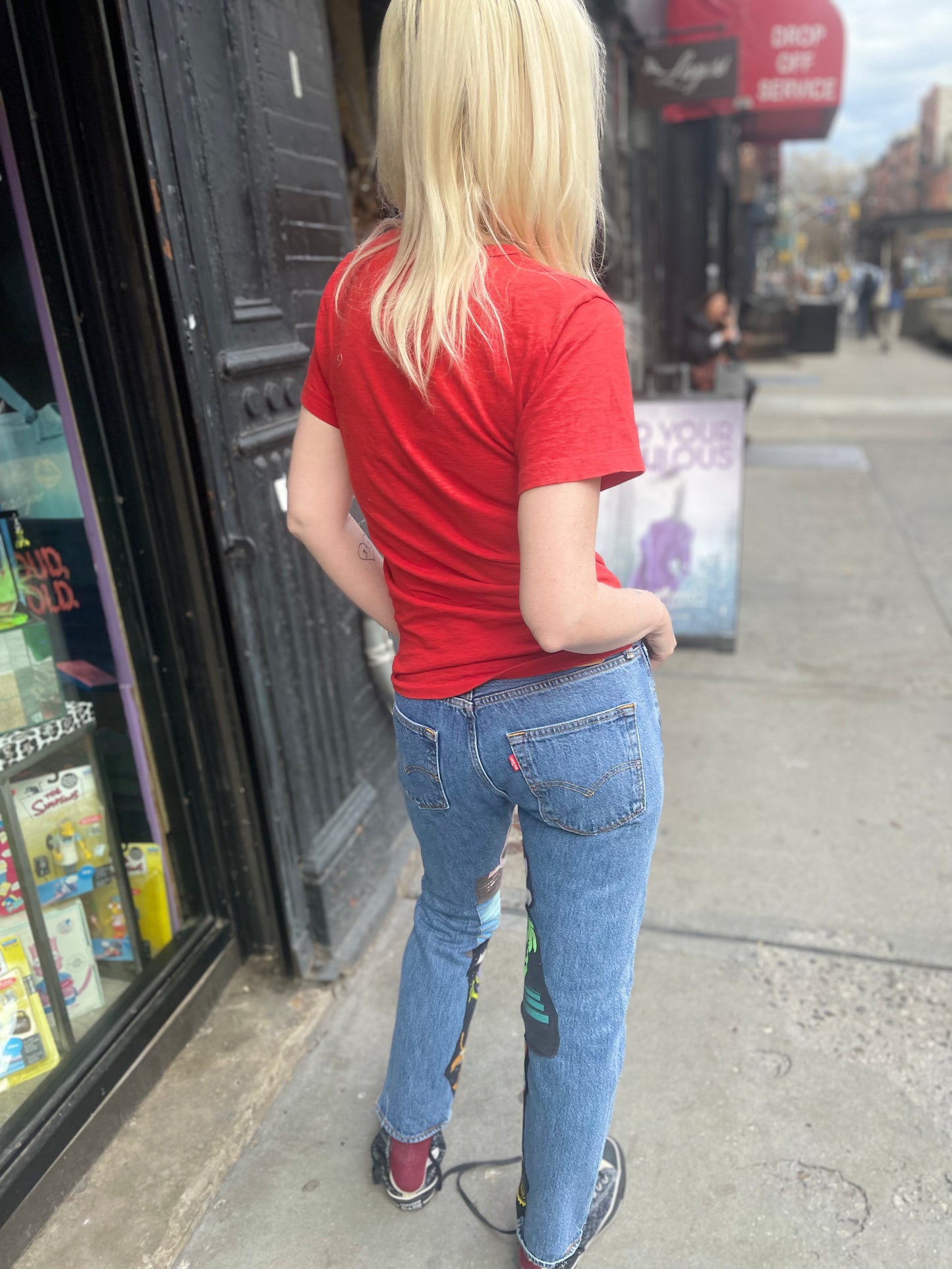 Reworked Patchwork Vintage Jeans - Spark Pretty