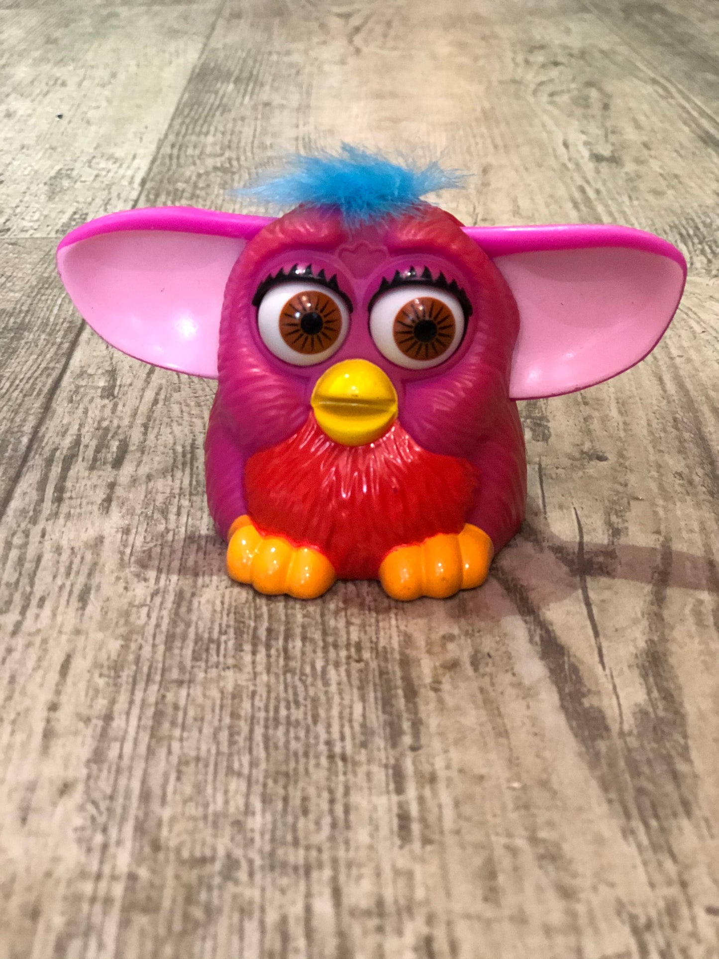 Vintage 90s Mini Plastic Furby Doll - Spark Pretty