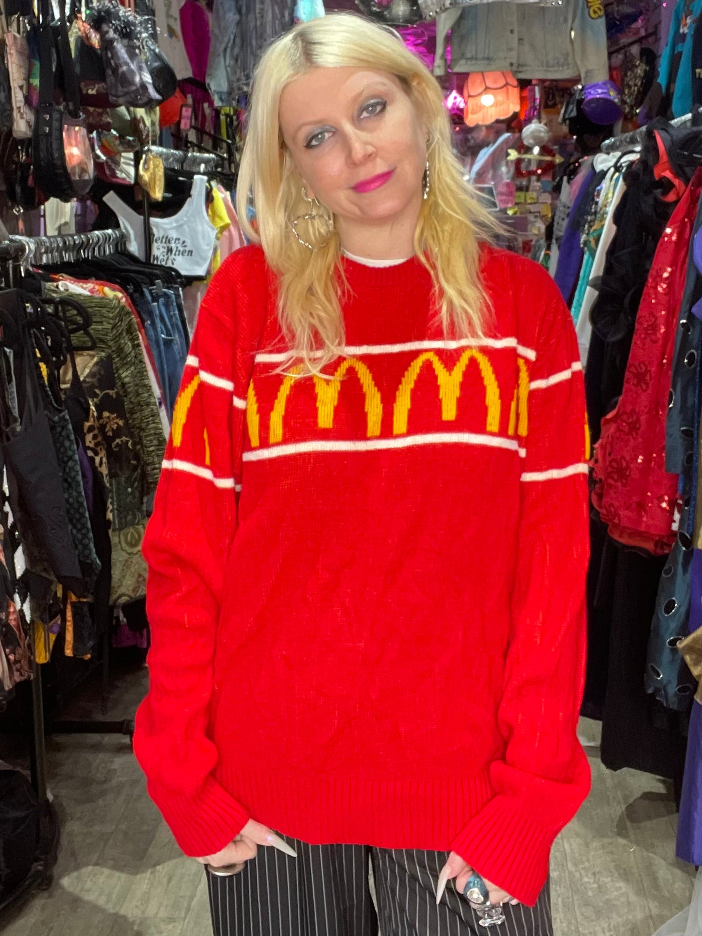 Vintage 70s McDonald Sweater