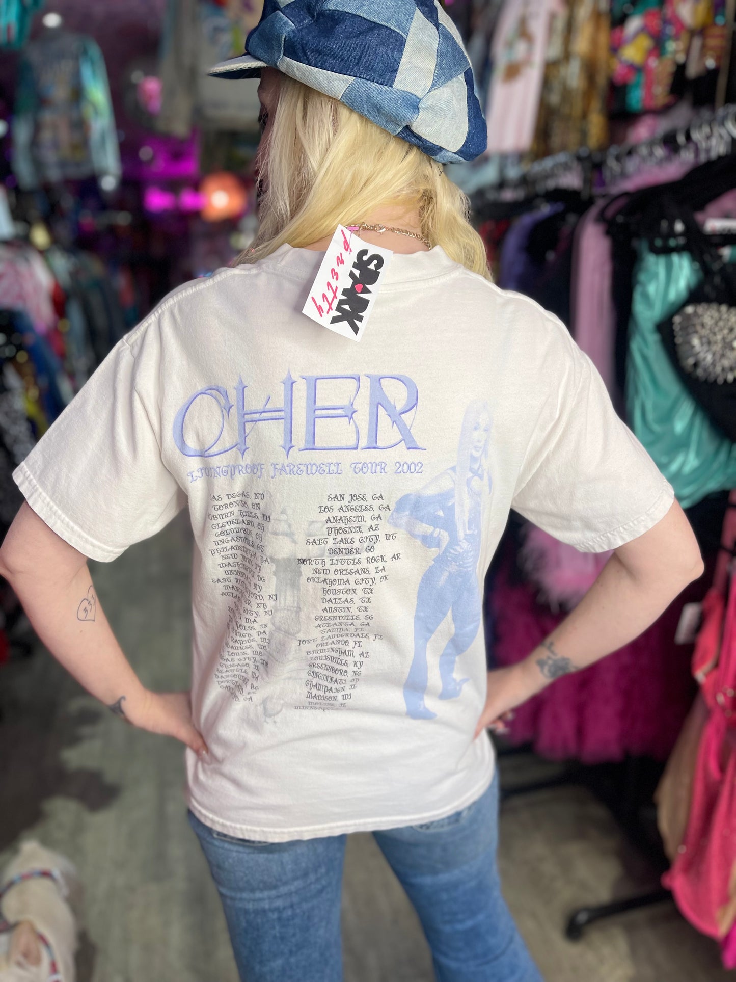 Vintage Y2K Cher Tour T-shirt - Spark Pretty