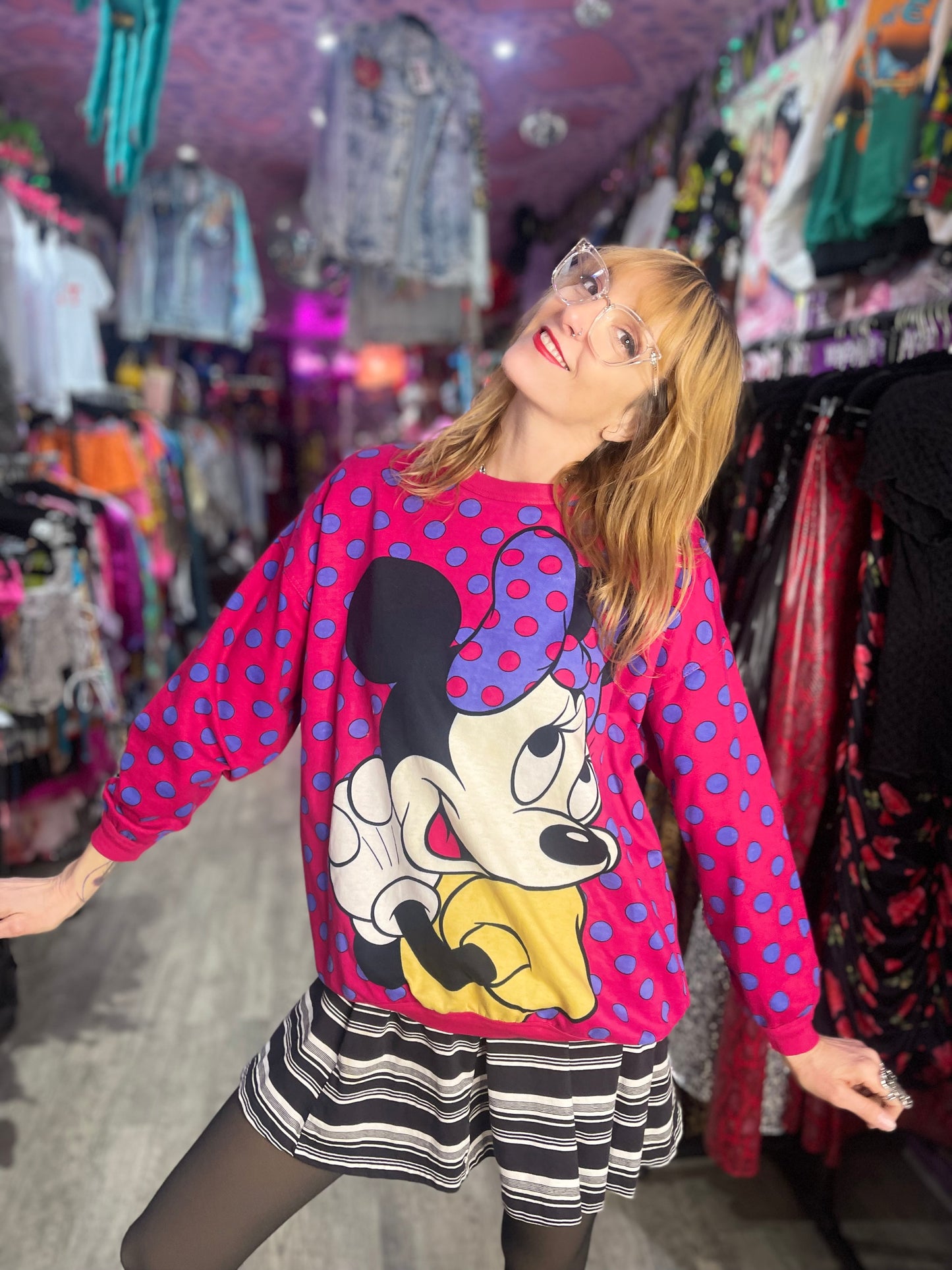 Vintage 80s Minnie Mouse Sweatshirt