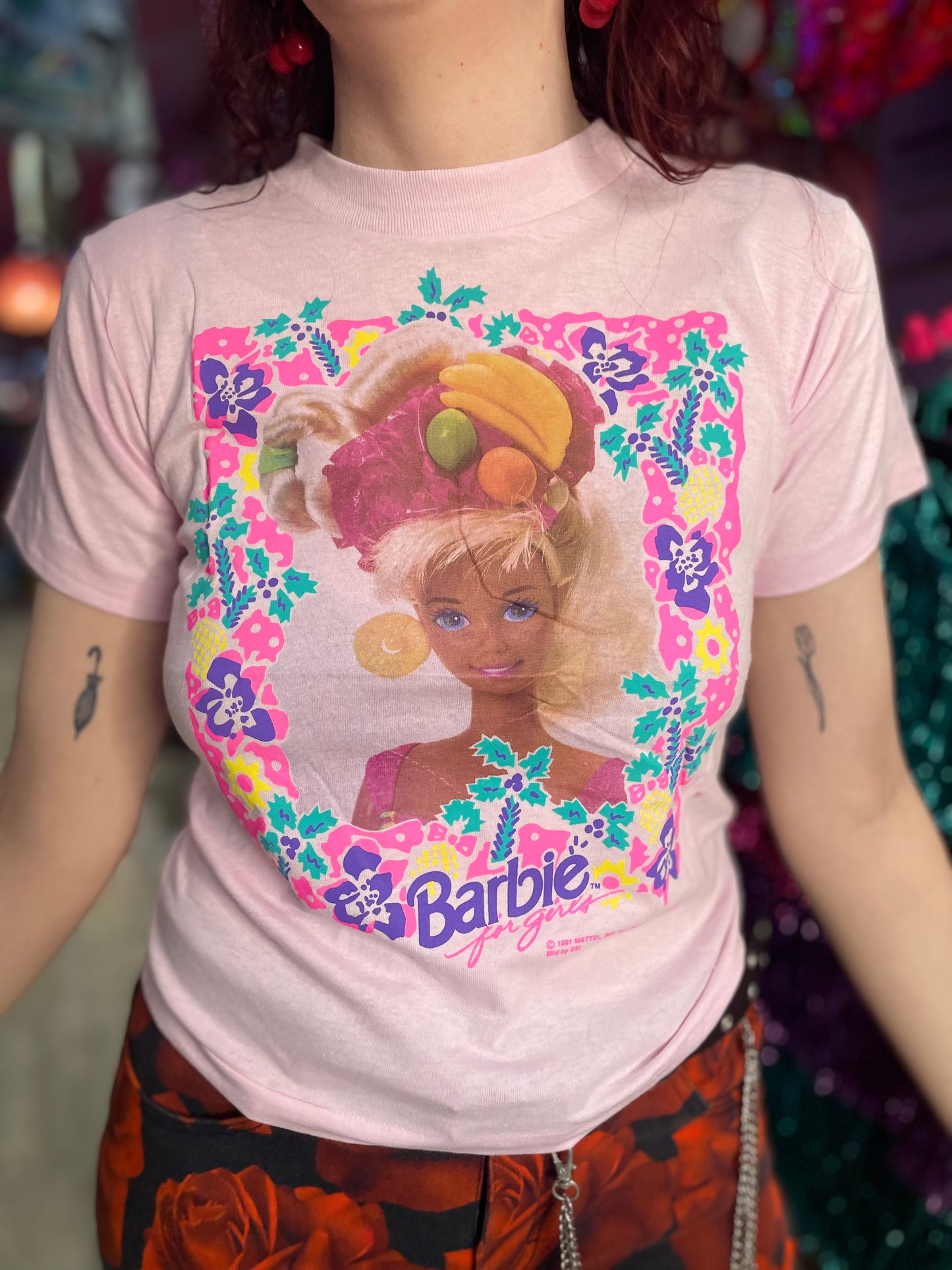 Vintage 1991 Pink Barbie T-shirt