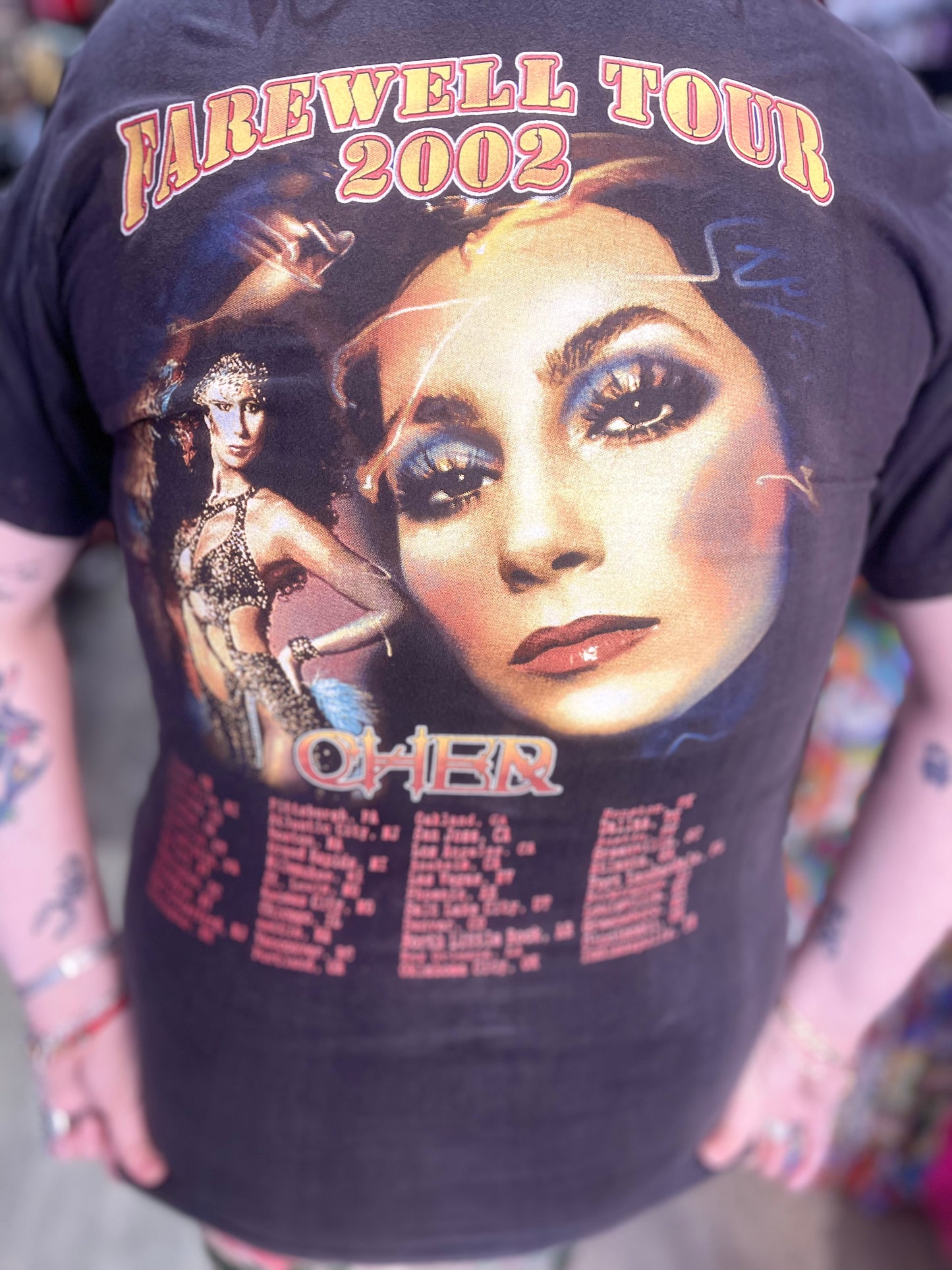 Vintage Y2K Cher Tour T-shirt - Spark Pretty