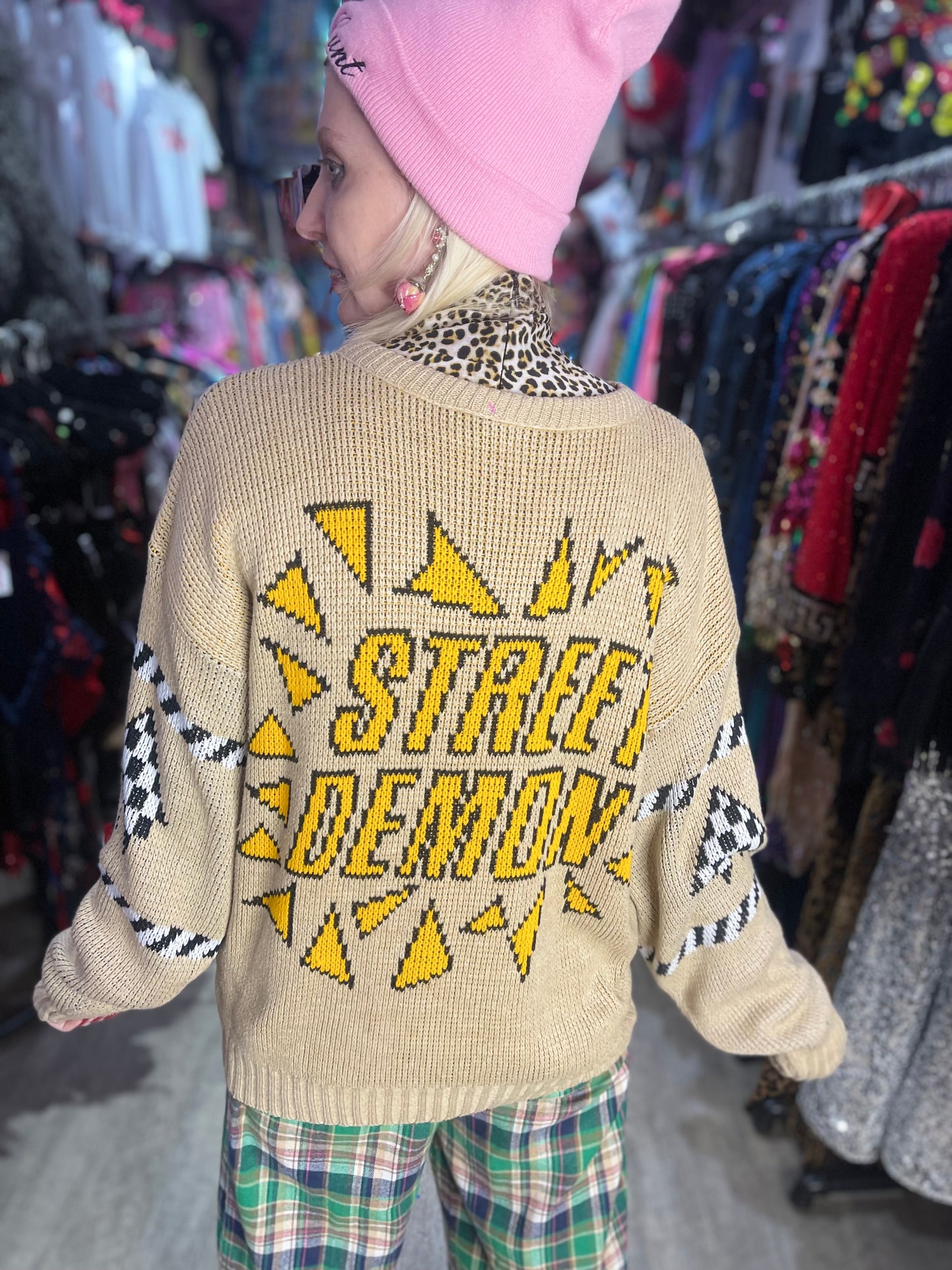 Vintage 80s Garfield Sweater - Spark Pretty