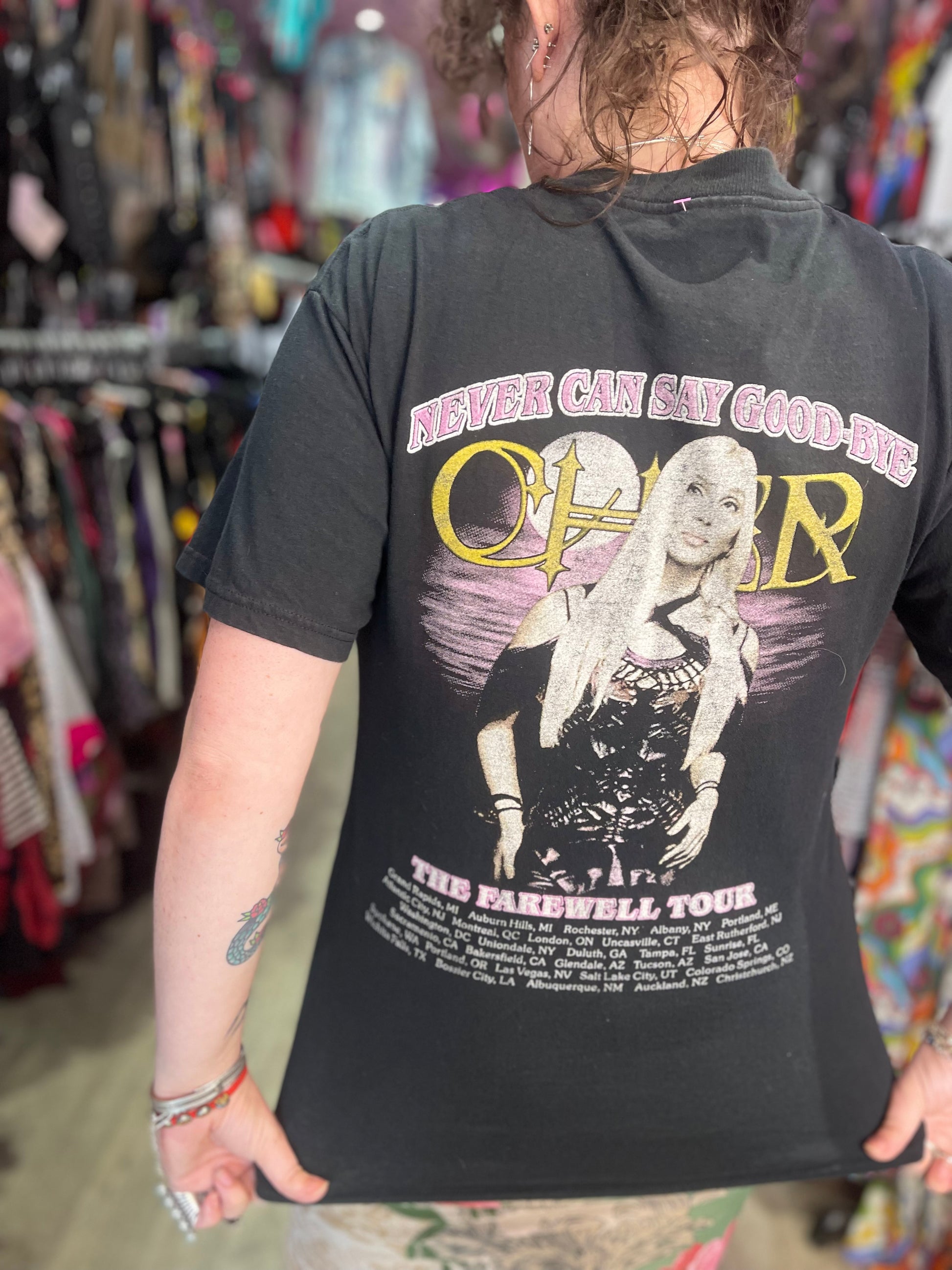 Vintage Y2K Cher Tour T-shirt - Spark Pretty