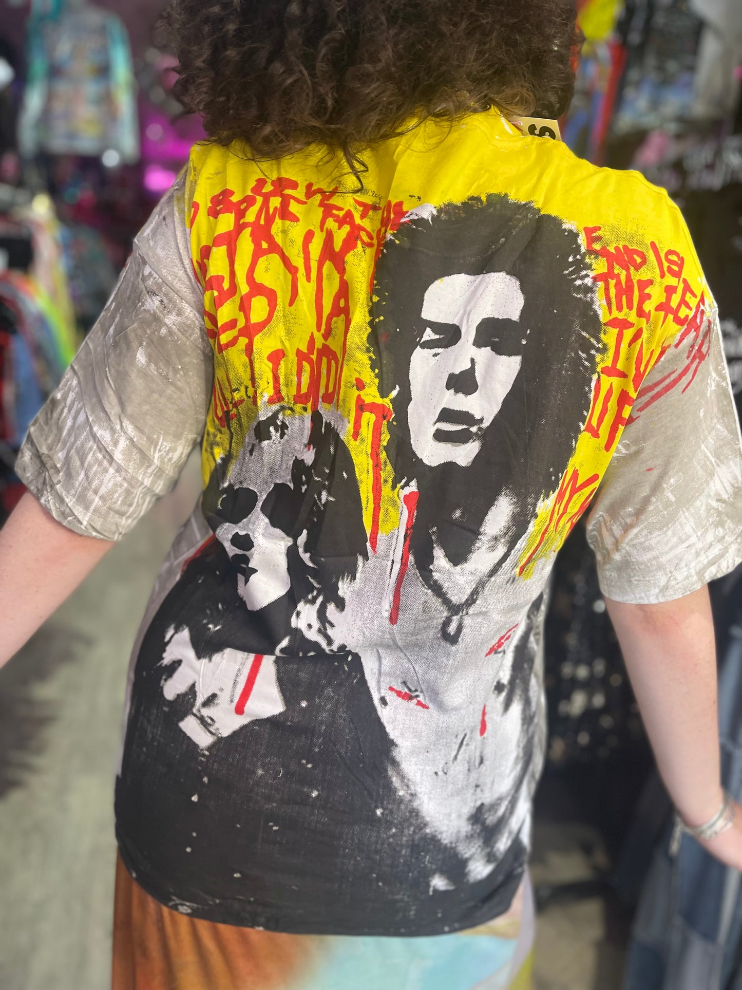Sid & Nancy Custom Bootleg Repro Silkscreen AOP T-shirt - Spark Pretty