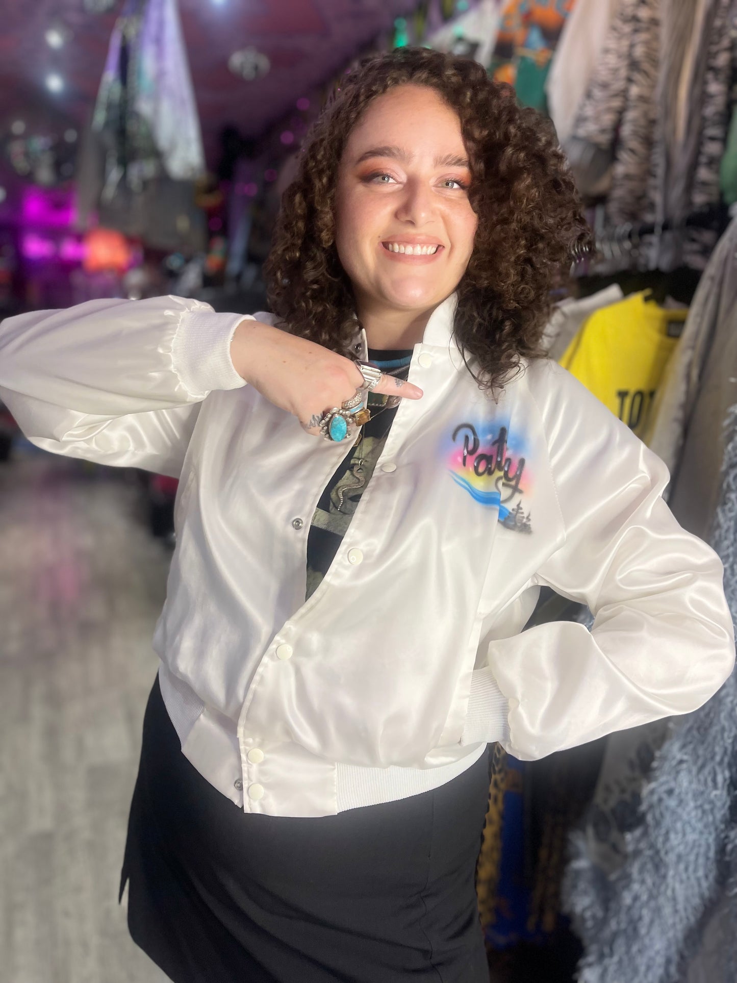 Vintage 90s Gospel Singer Airbrushed Jacket