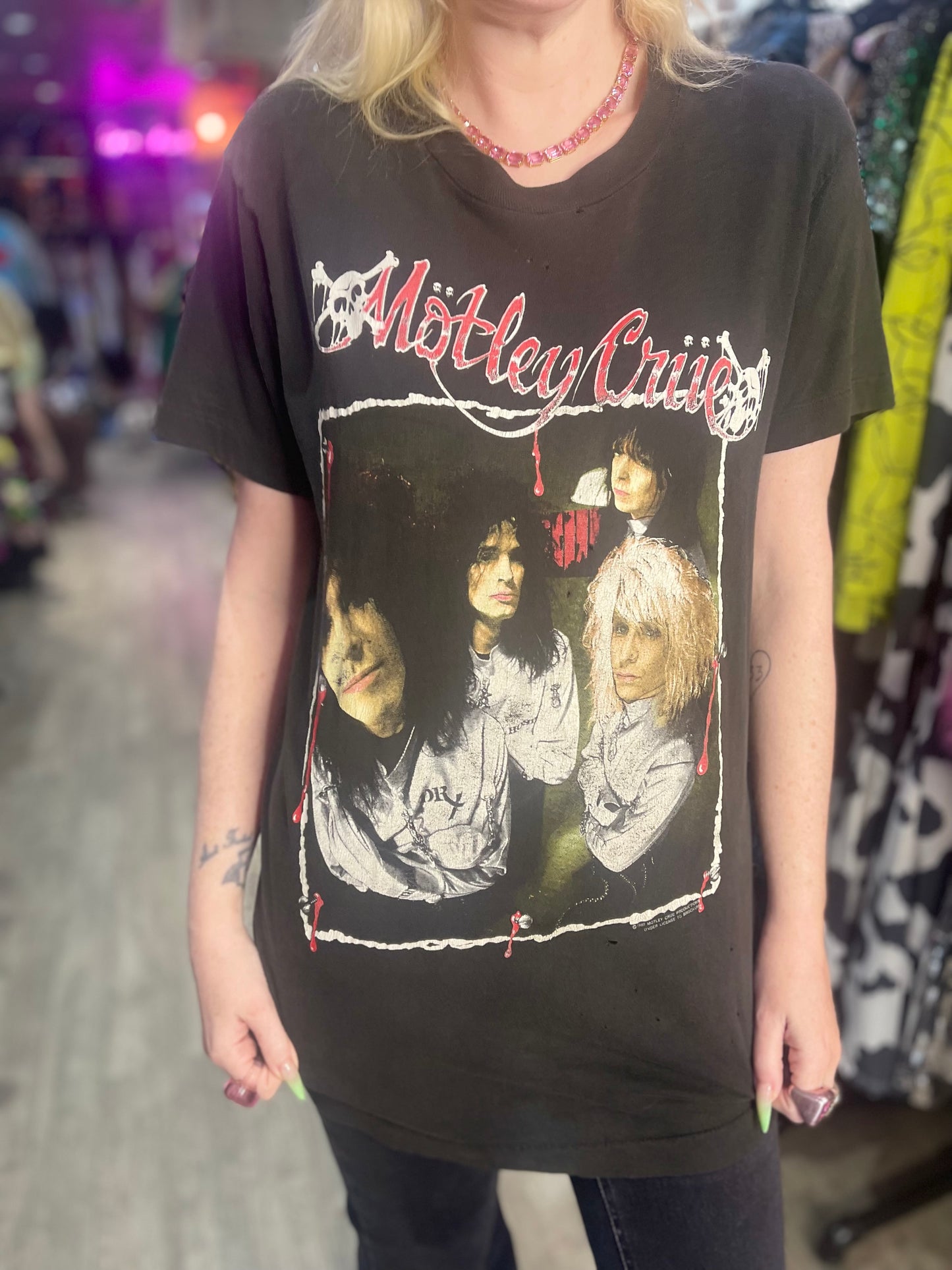 Vintage 1989 Motley Crue T-shirt