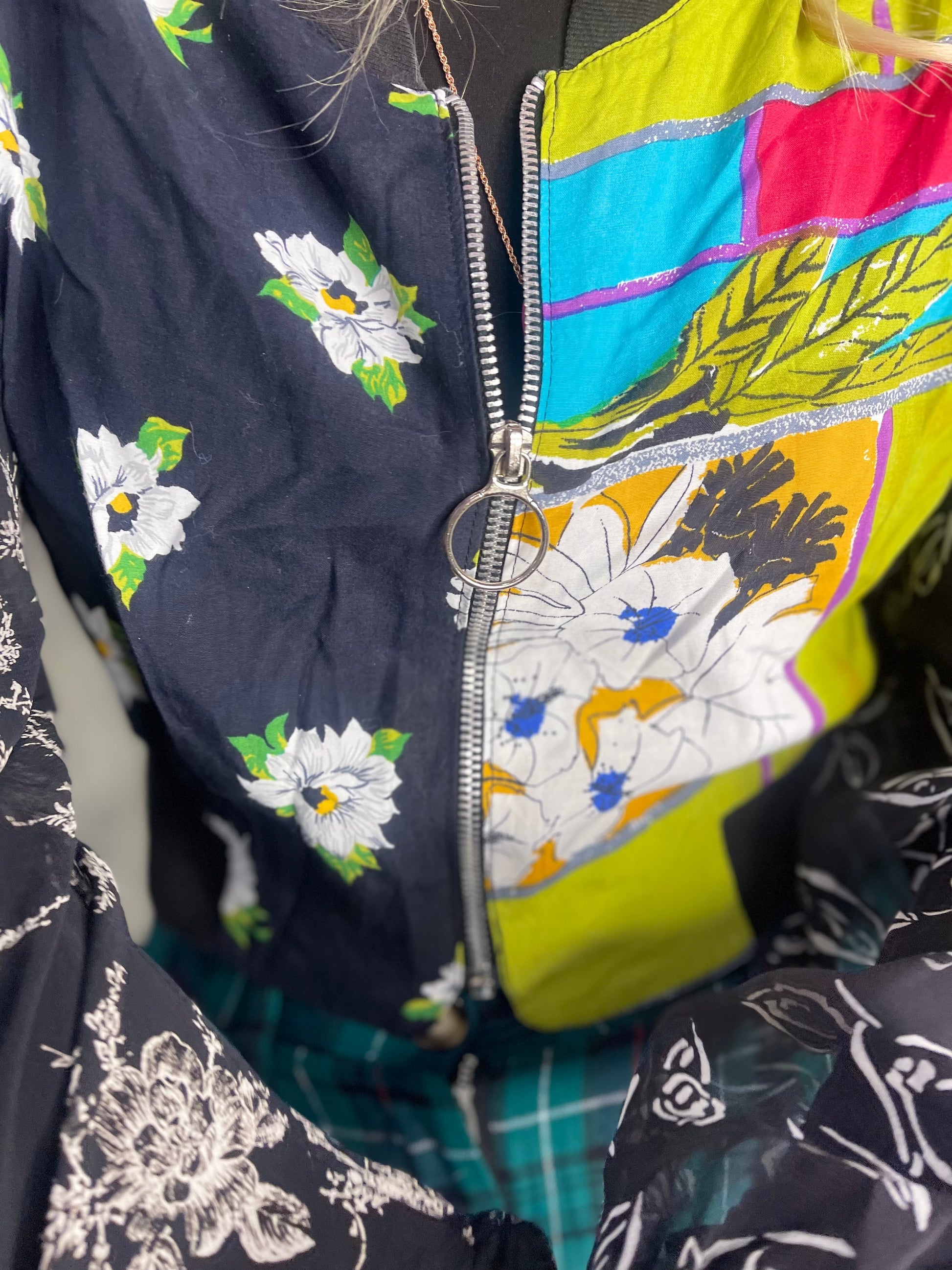 Vintage 90s Mix Print  Jacket - Spark Pretty