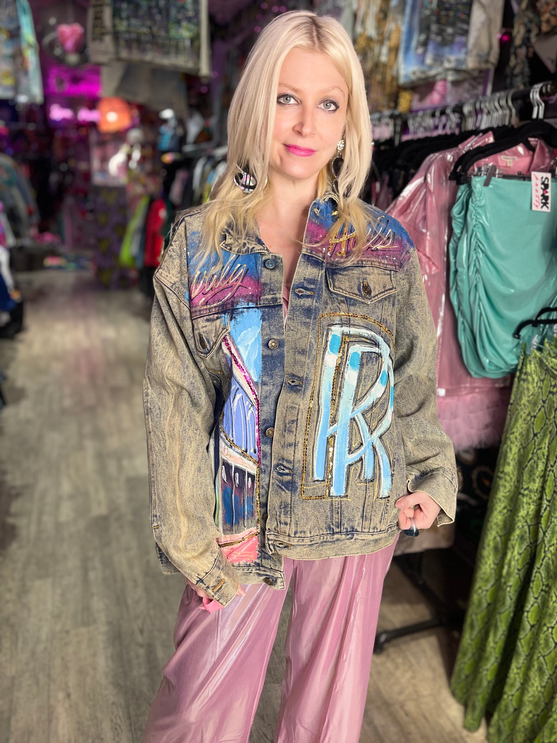 Vintage 80s Beverly Hills Jean Jacket - Spark Pretty