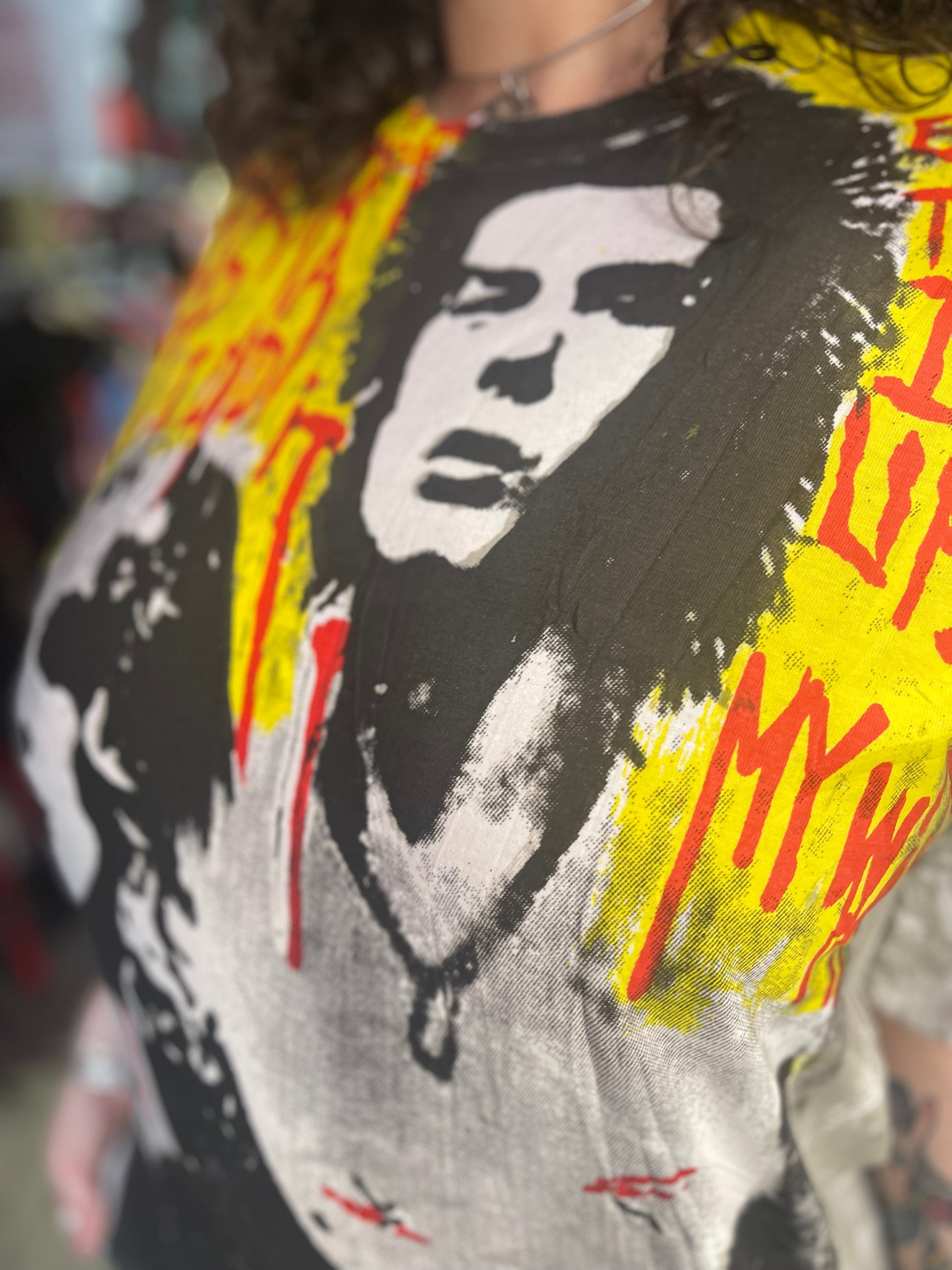 Sid & Nancy Custom Bootleg Repro Silkscreen AOP T-shirt - Spark Pretty