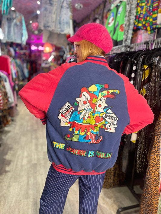 Vintage 90s Joker Varsity Jacket - Spark Pretty