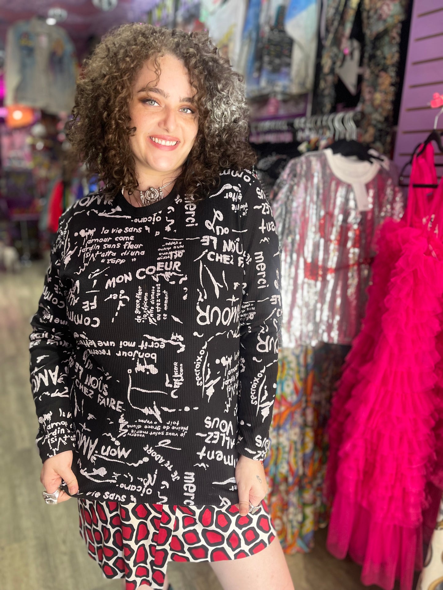 Vintage Y2K Words Shirt