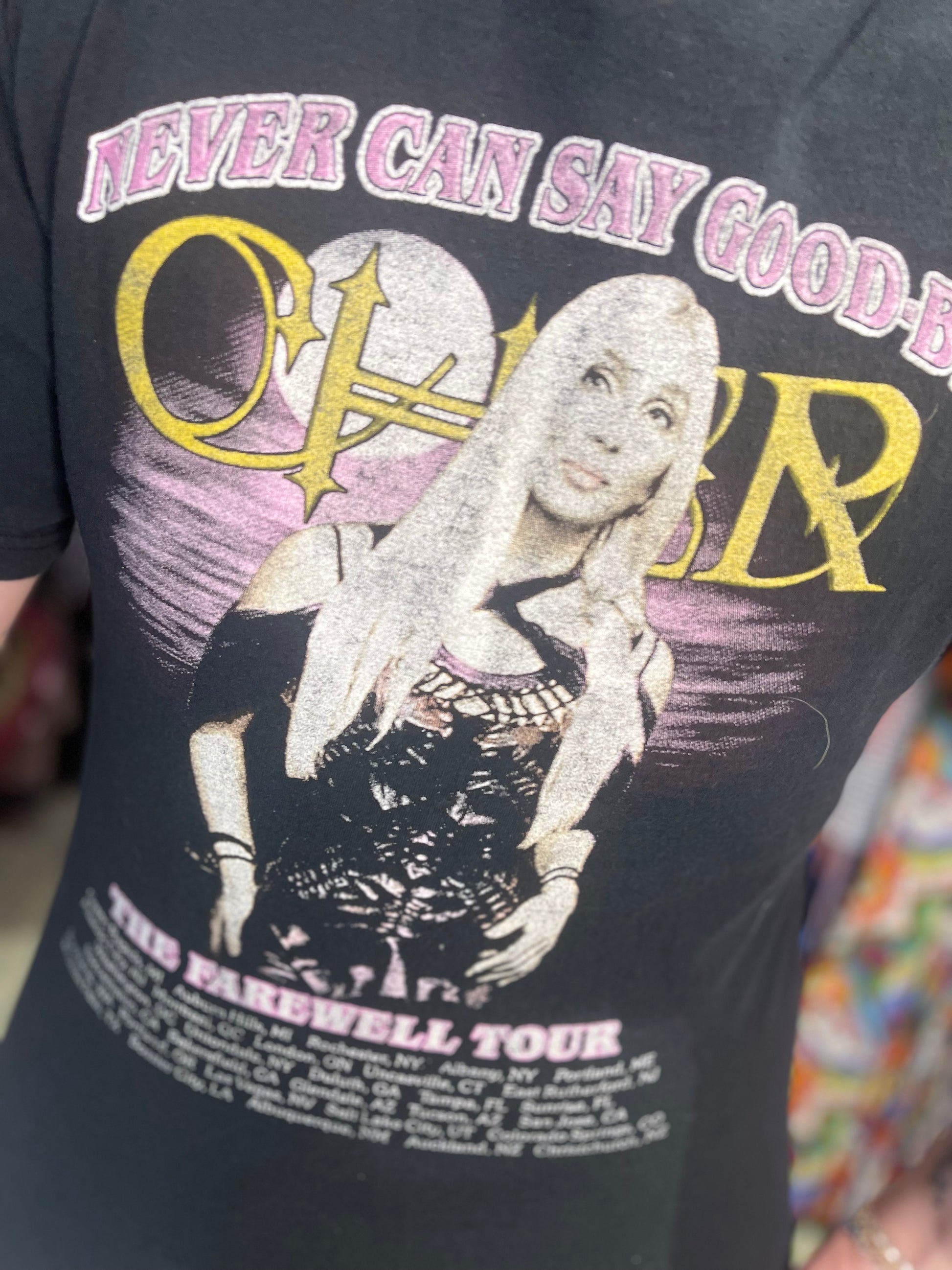 Vintage Y2K Cher Tour T-shirt - Spark Pretty