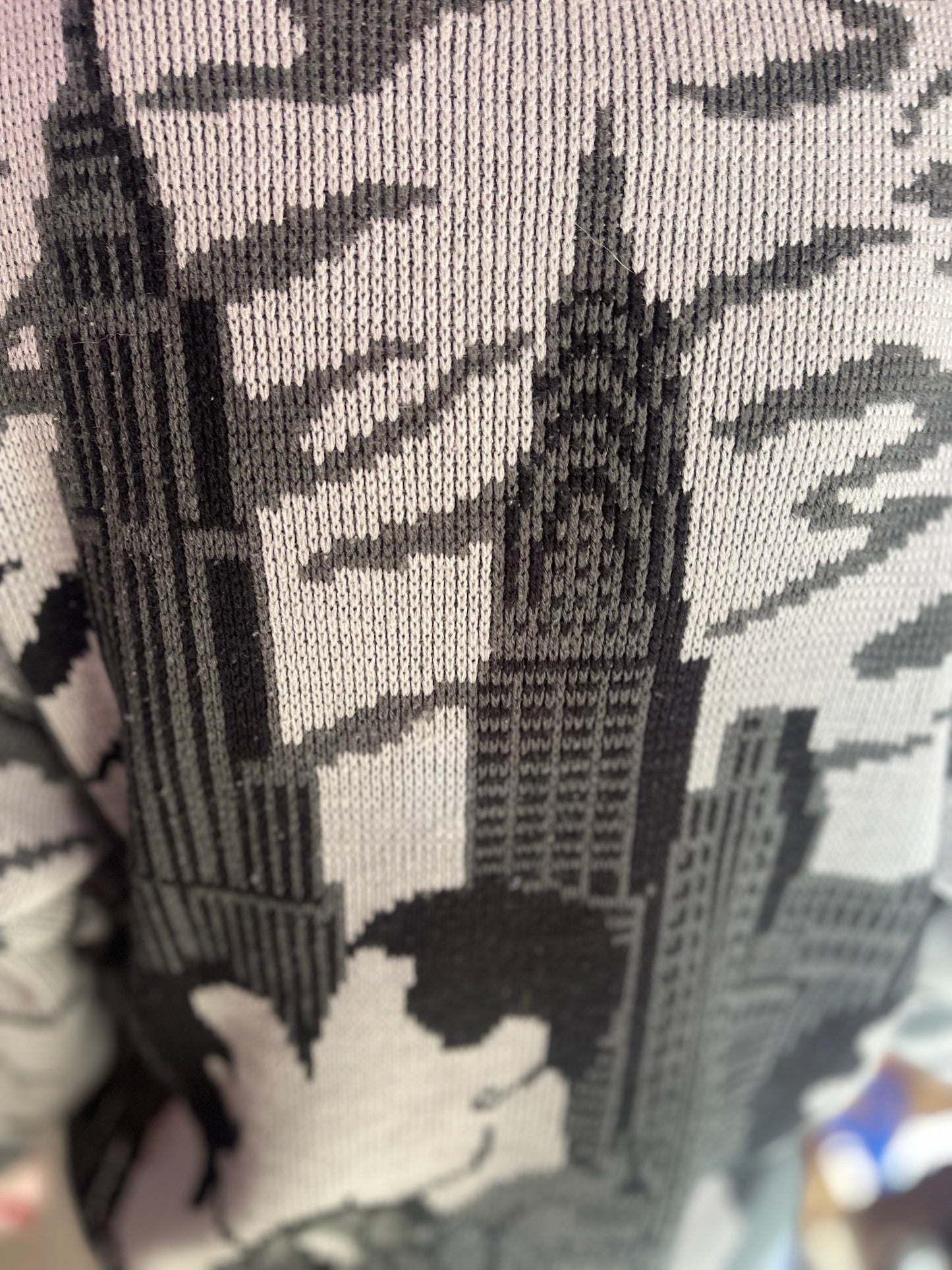 Vintage 80s New York New Wave Couple Sweater - Spark Pretty