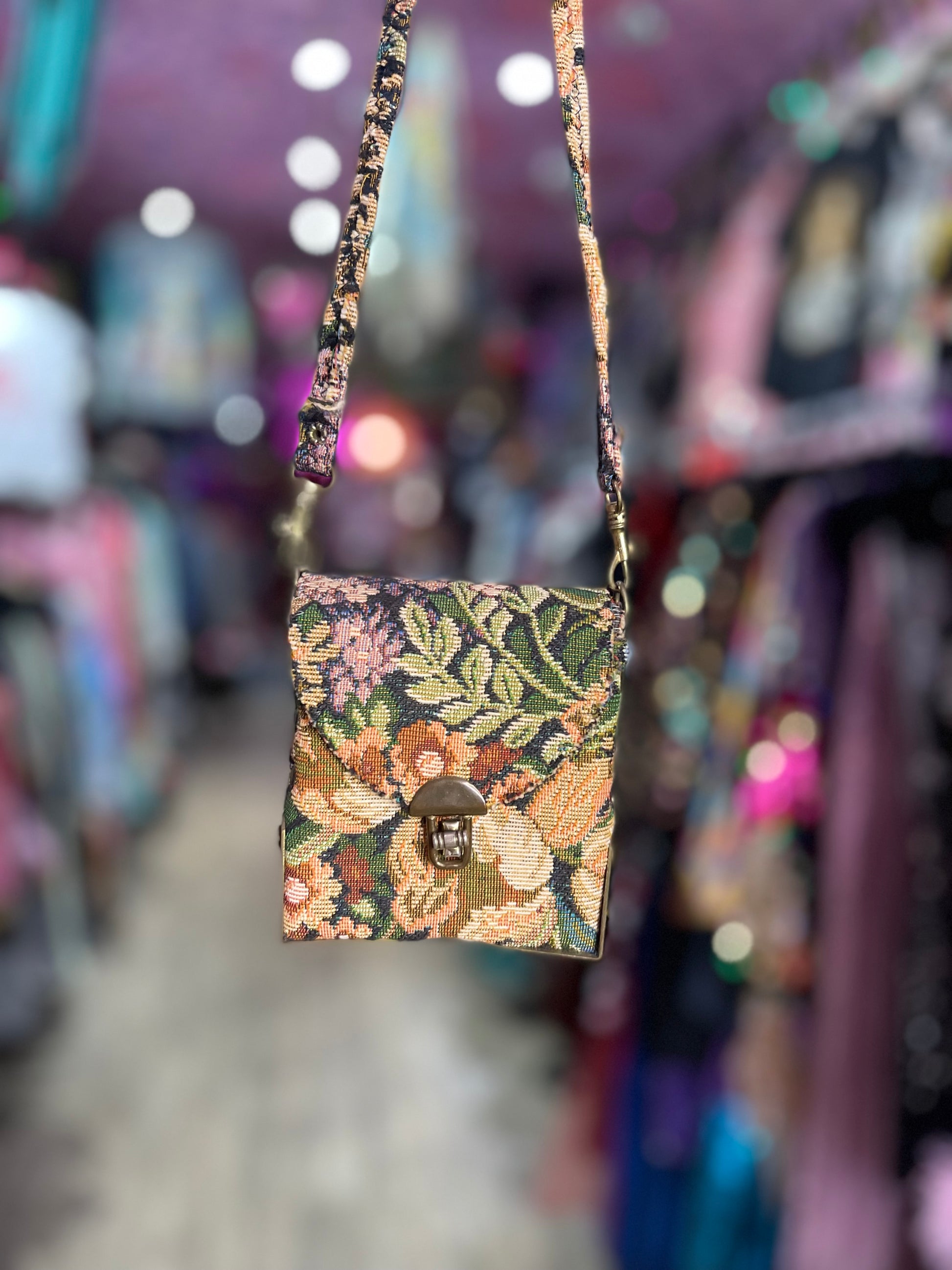 Vintage 90s Tapestry Purse by Lip Service - Spark Pretty